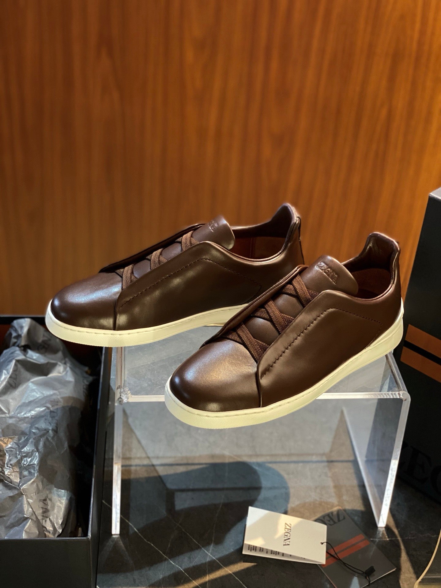 ZEGN TRIPLE STITCH SNEAKER