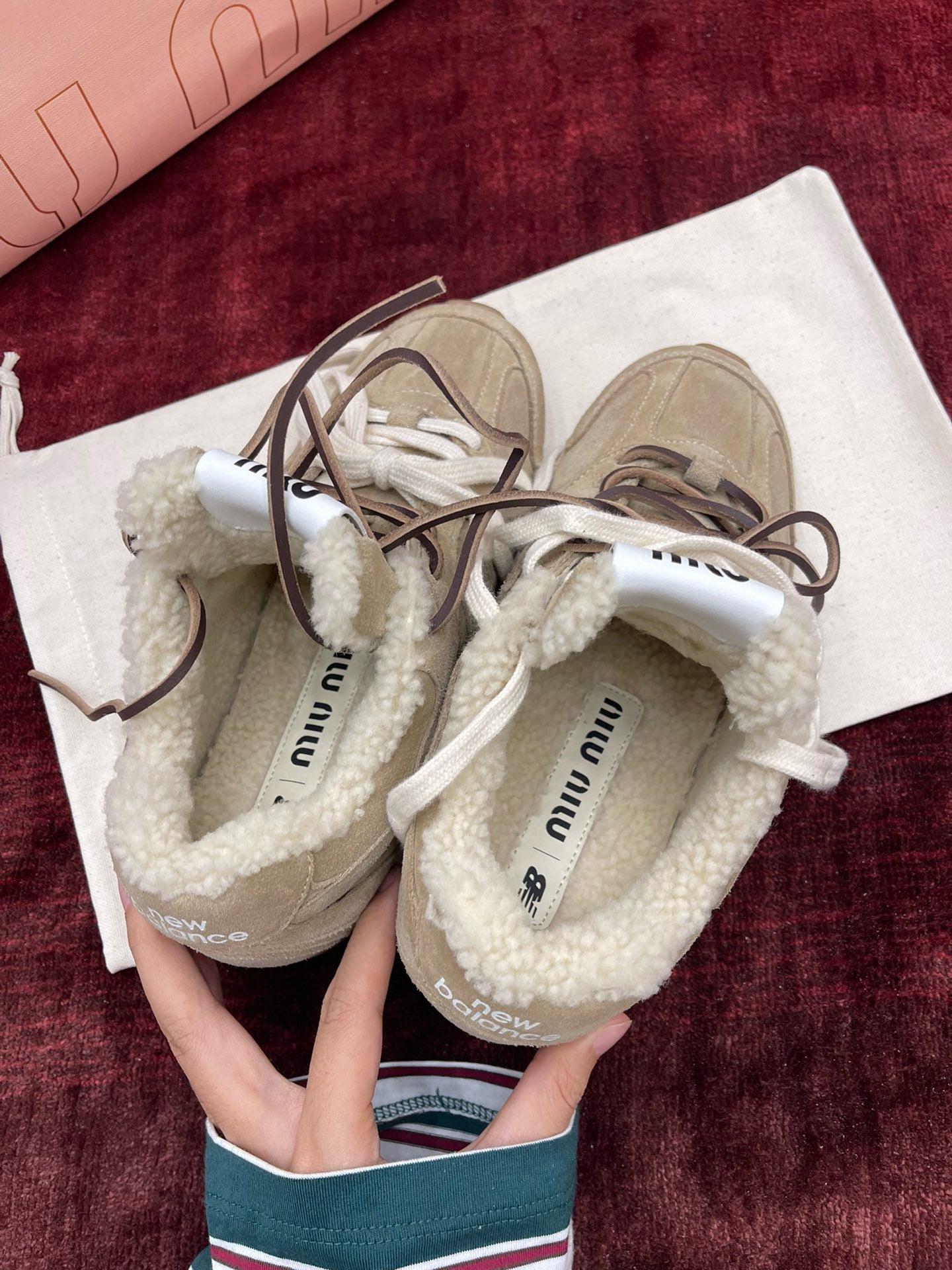 MIU M x NEW BALANCE TRAINERS