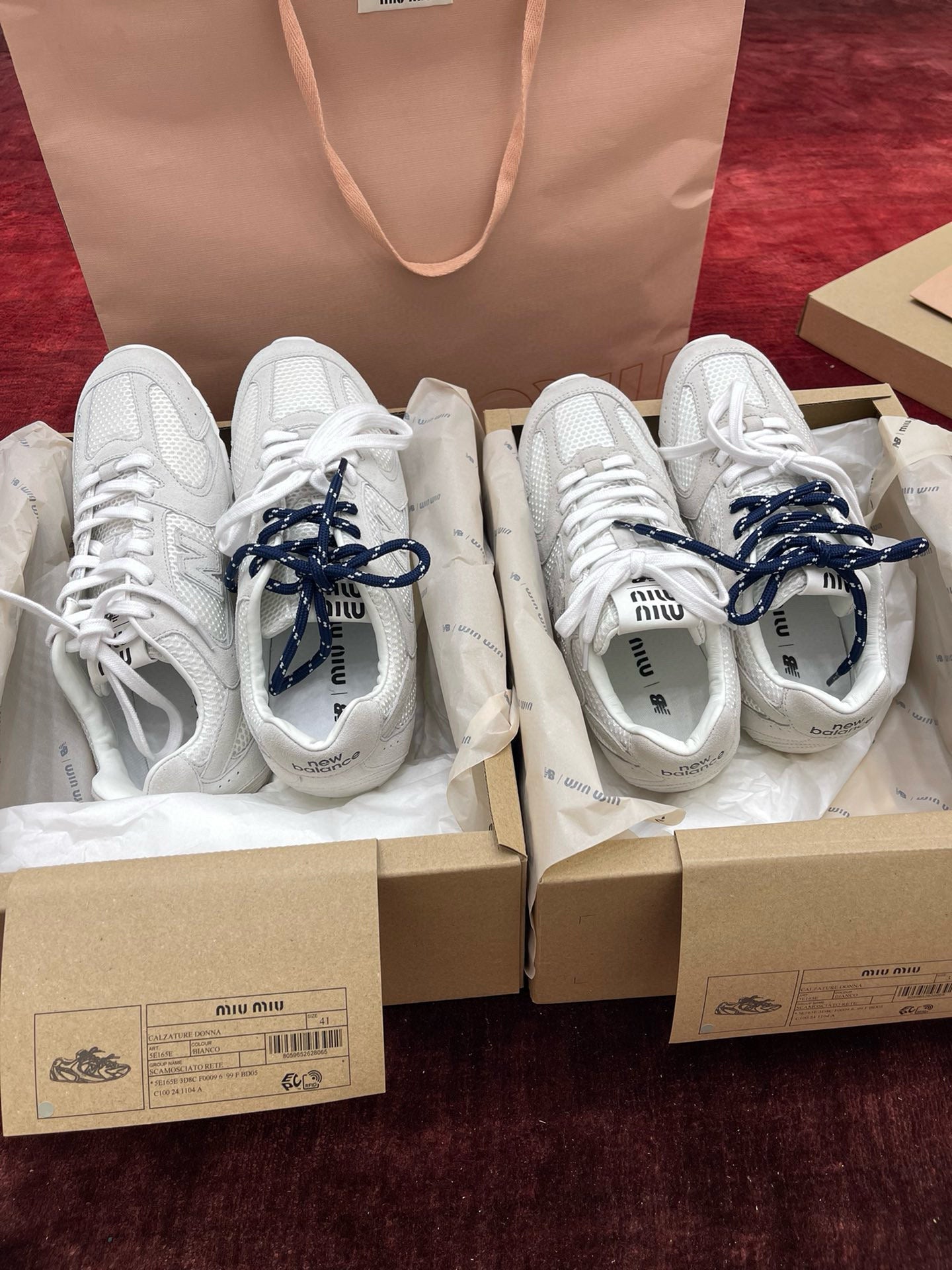 MIU M x NEW BALANCE TRAINERS