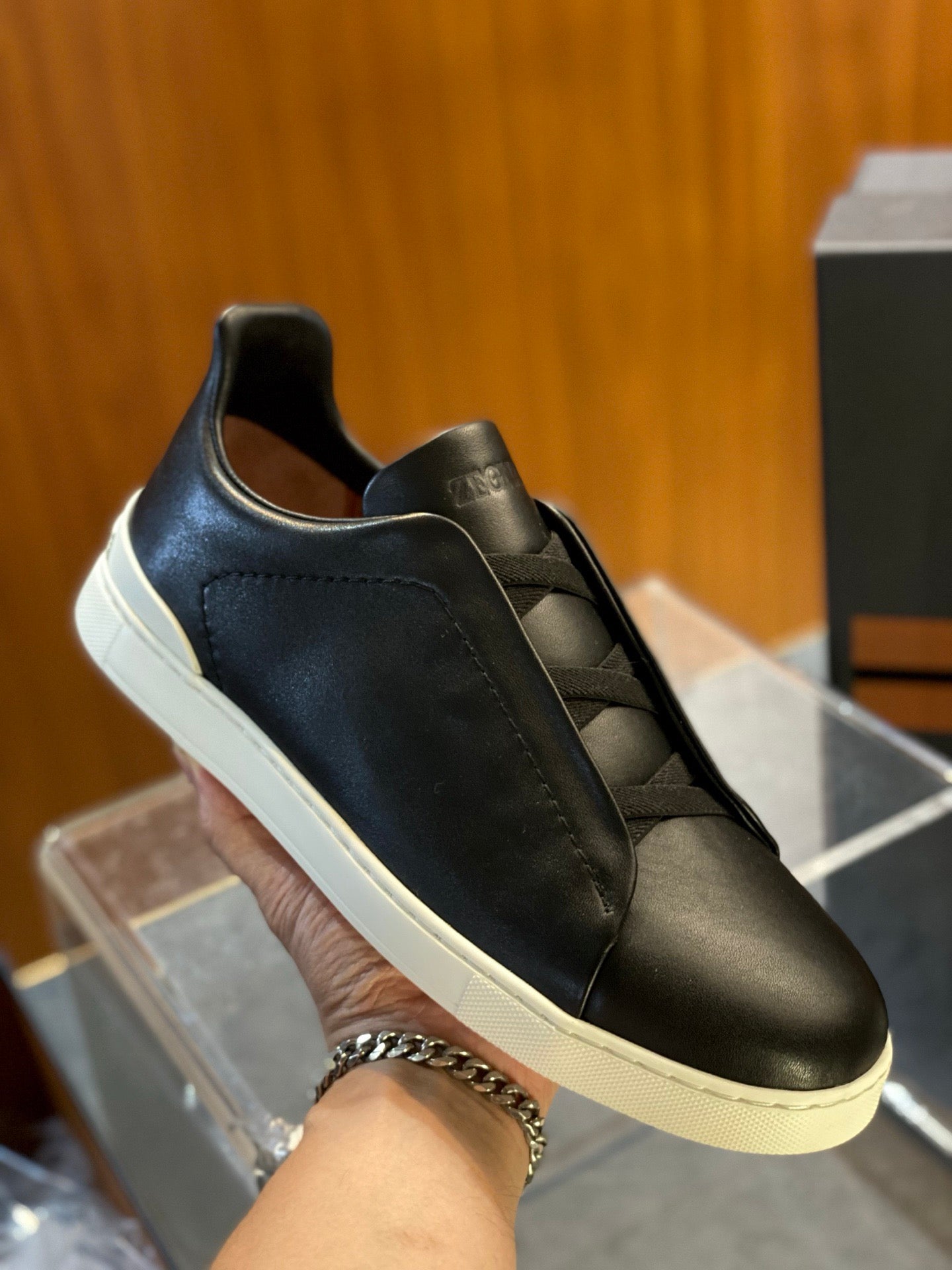 ZEGN TRIPLE STITCH SNEAKER