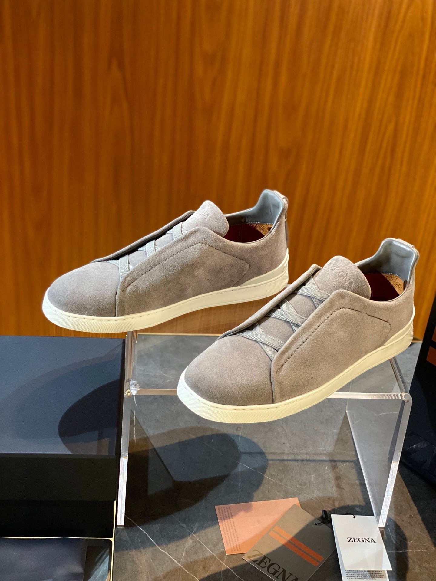 ZEGN TRIPLE STITCH SNEAKER