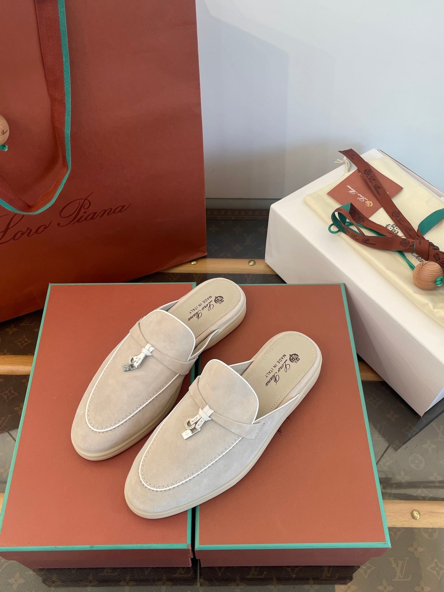 LORO P SUMMER CHARMS LOAFERS