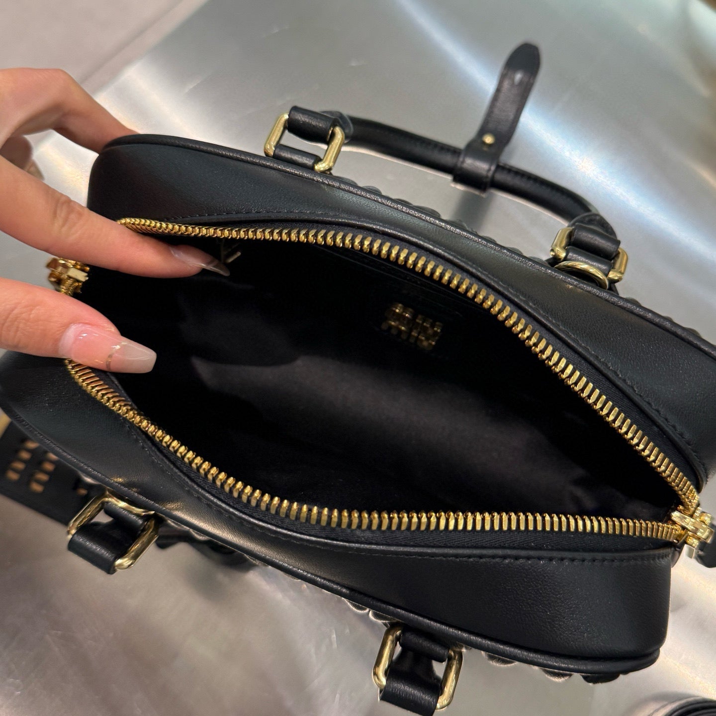 MIU M ARCADIE MATELASSE BAG