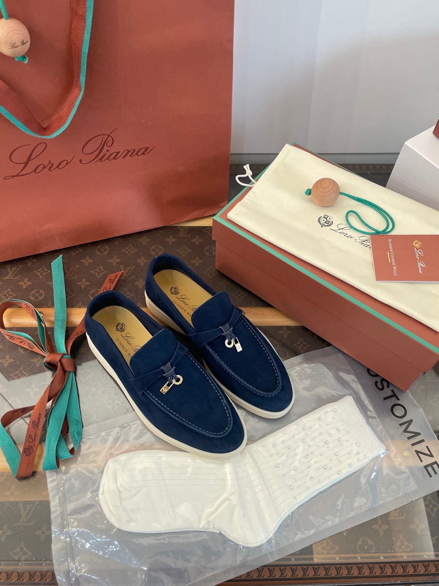 LORO P SUMMER CHARMS LOAFERS