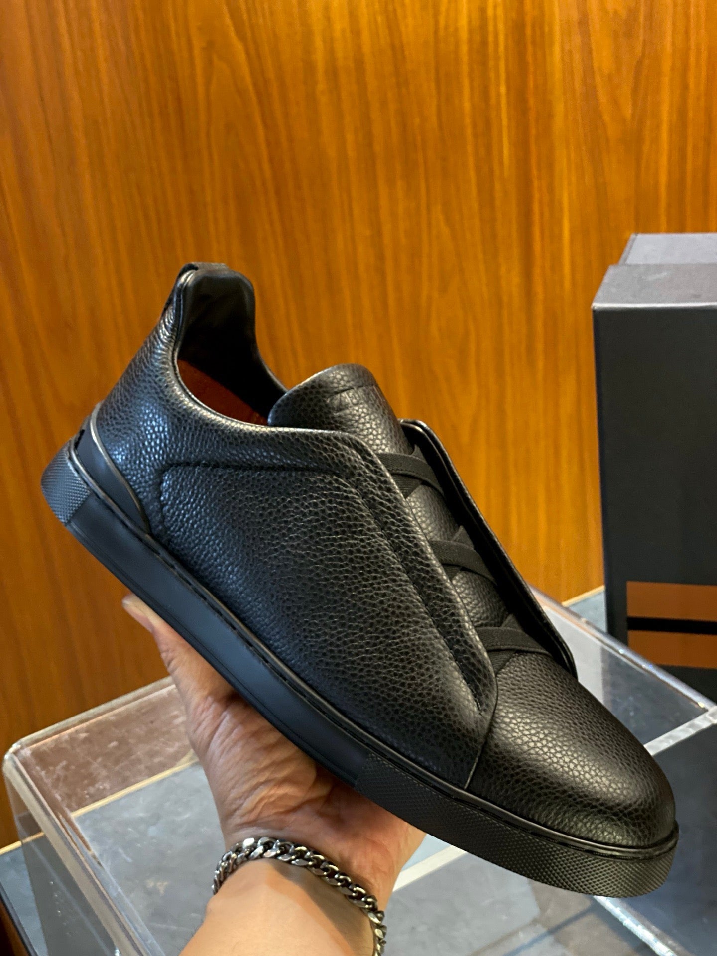 ZEGN TRIPLE STITCH SNEAKER