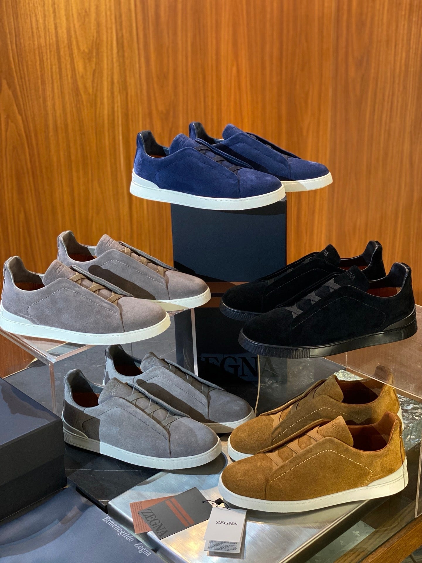 ZEGN TRIPLE STITCH SNEAKER