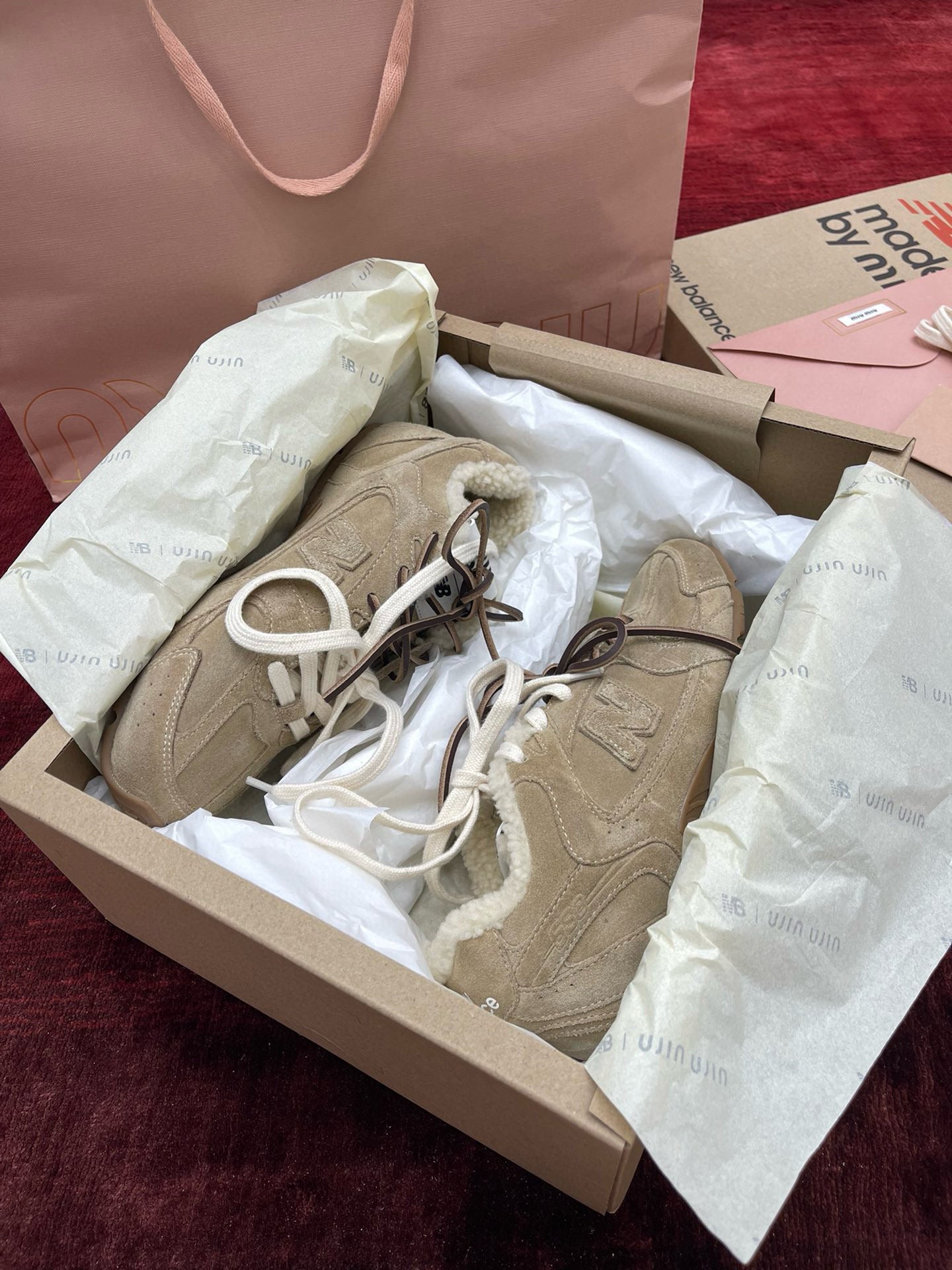 MIU M x NEW BALANCE TRAINERS