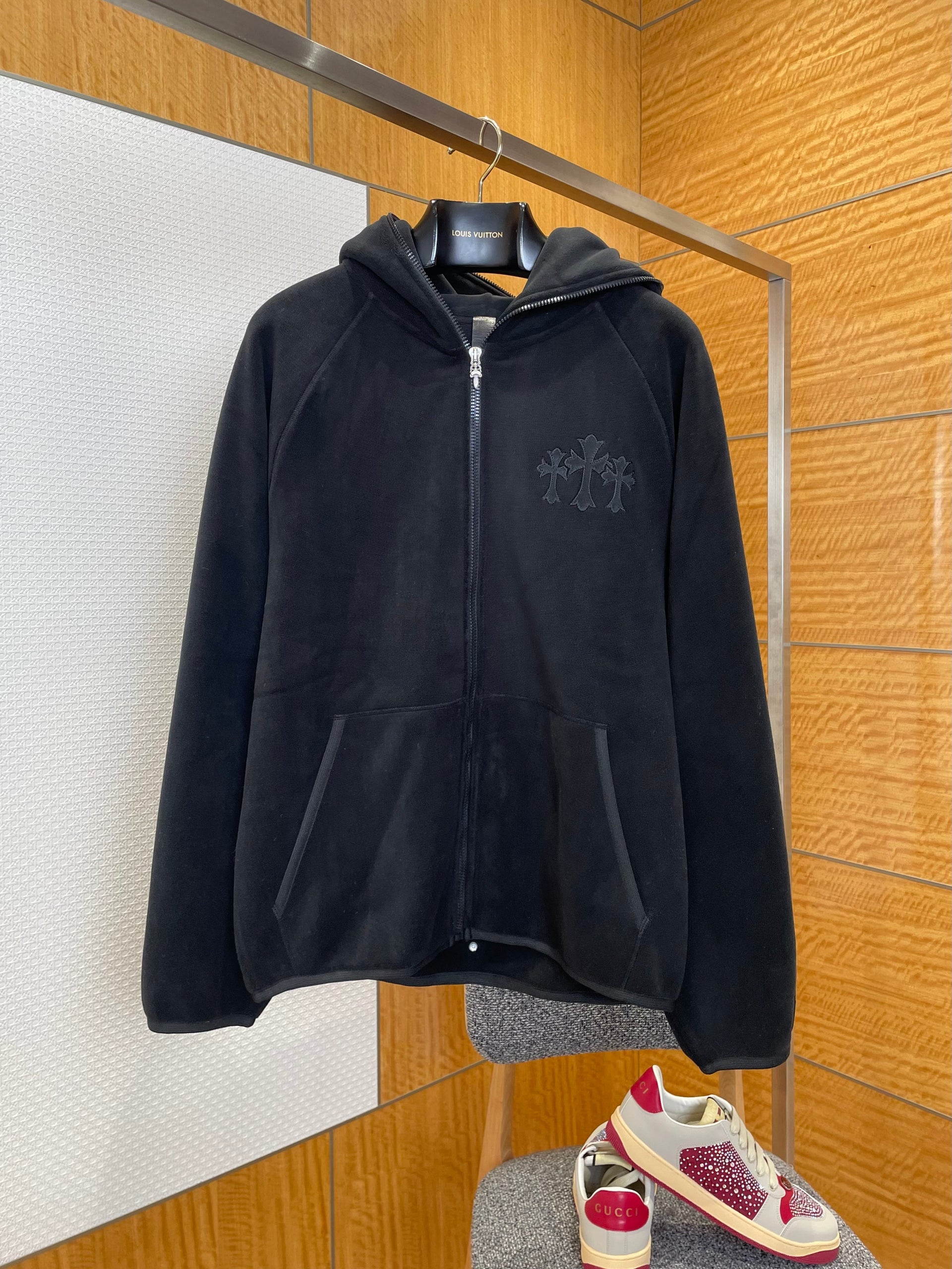 CHROME H HOODED JACKET