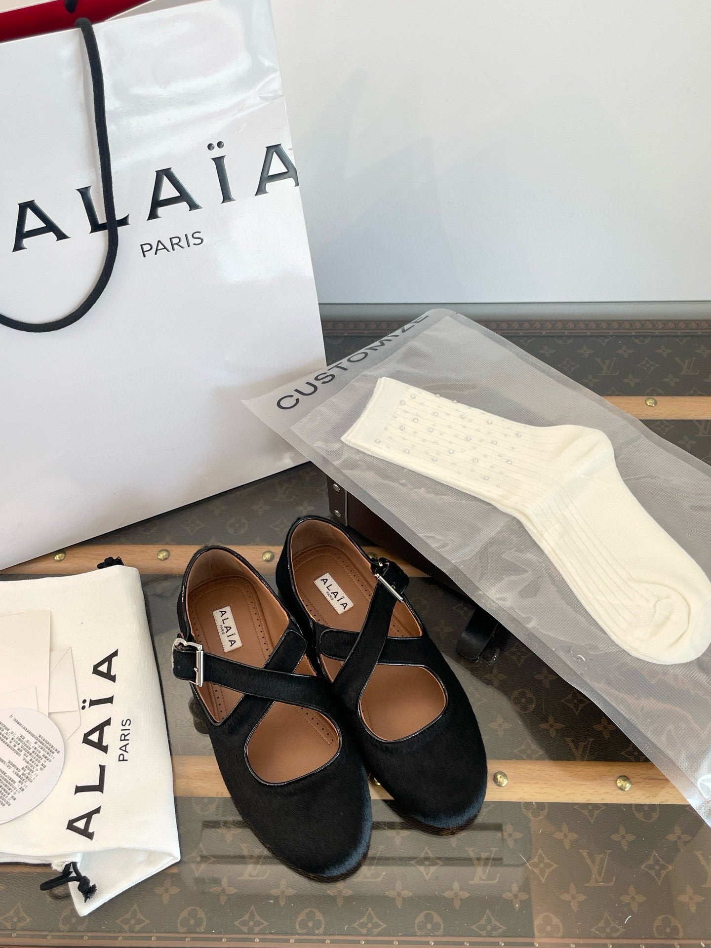 ALAIA BALLET FLATS