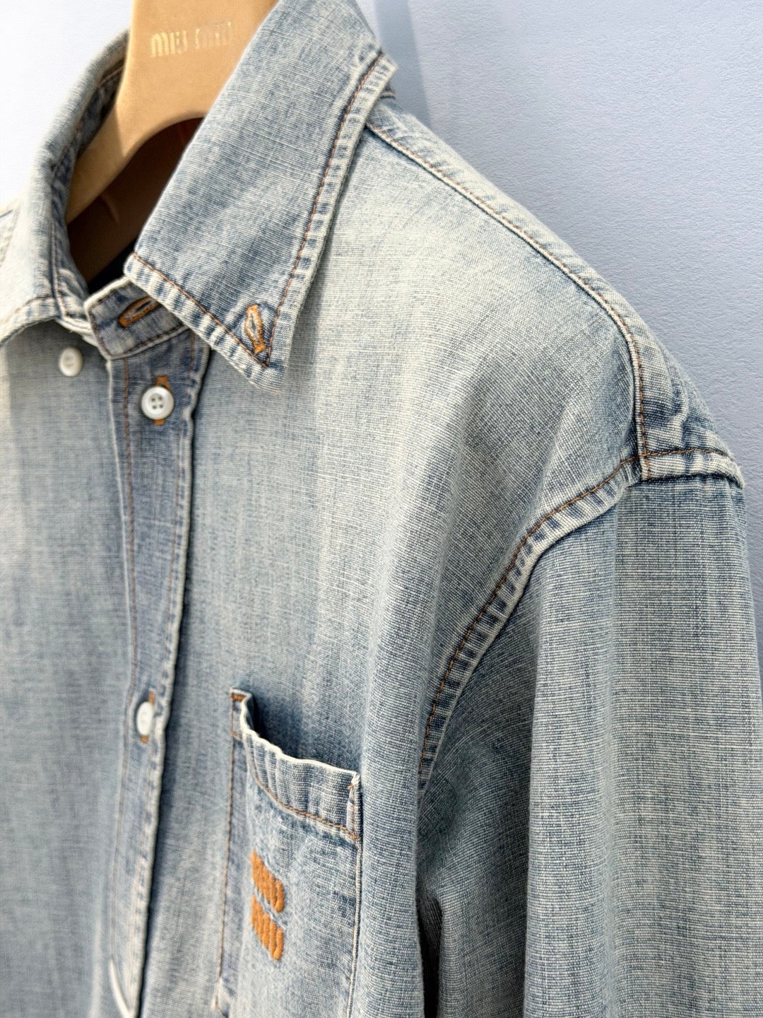 MIU M DENIM SHIRT