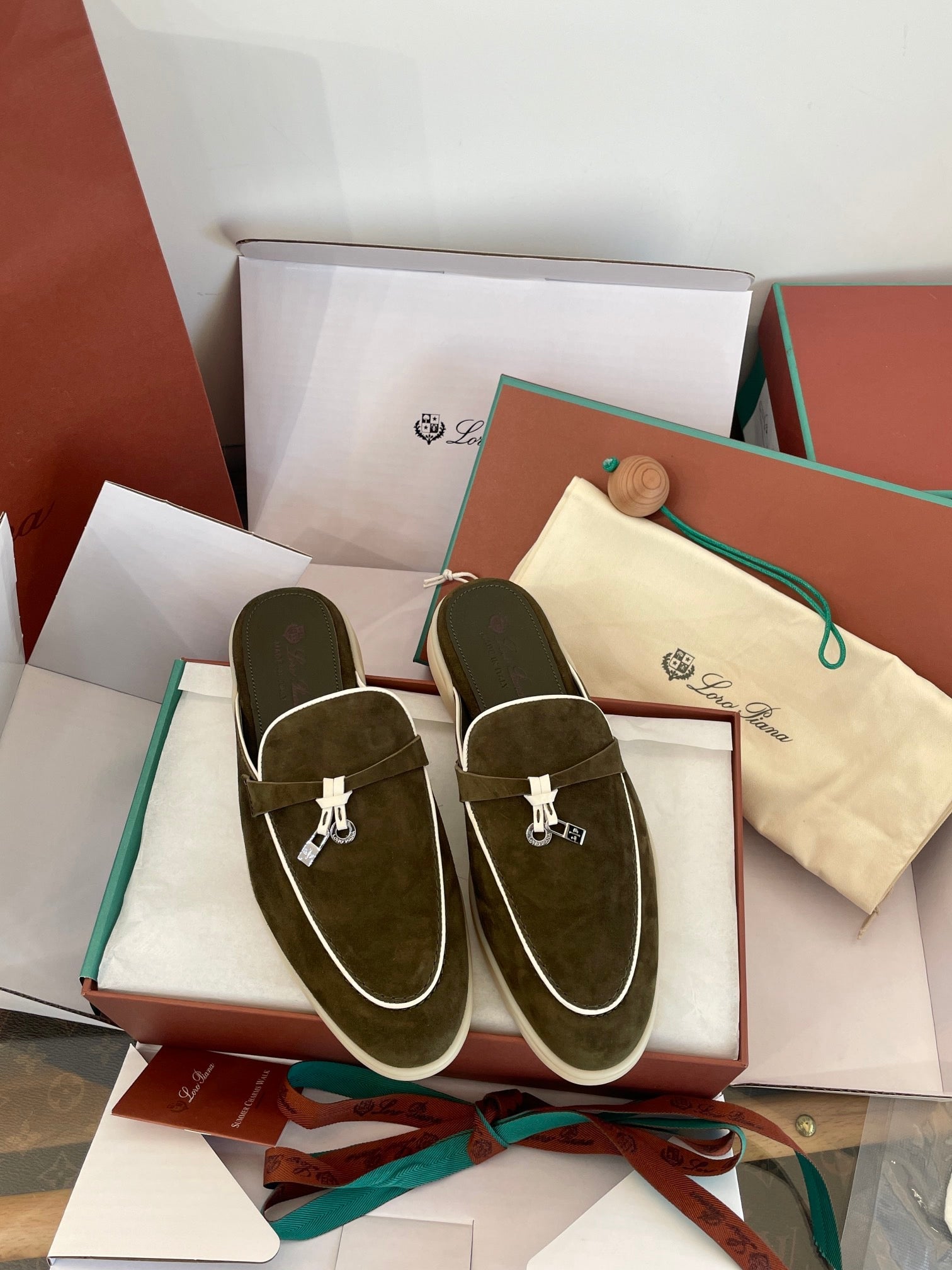 LORO P SUMMER CHARMS LOAFERS