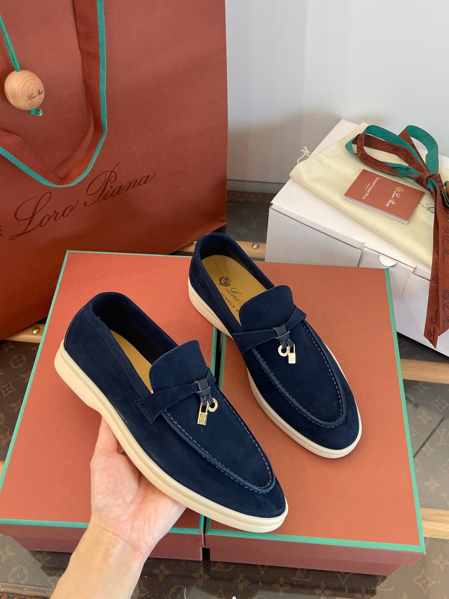 LORO P SUMMER CHARMS LOAFERS