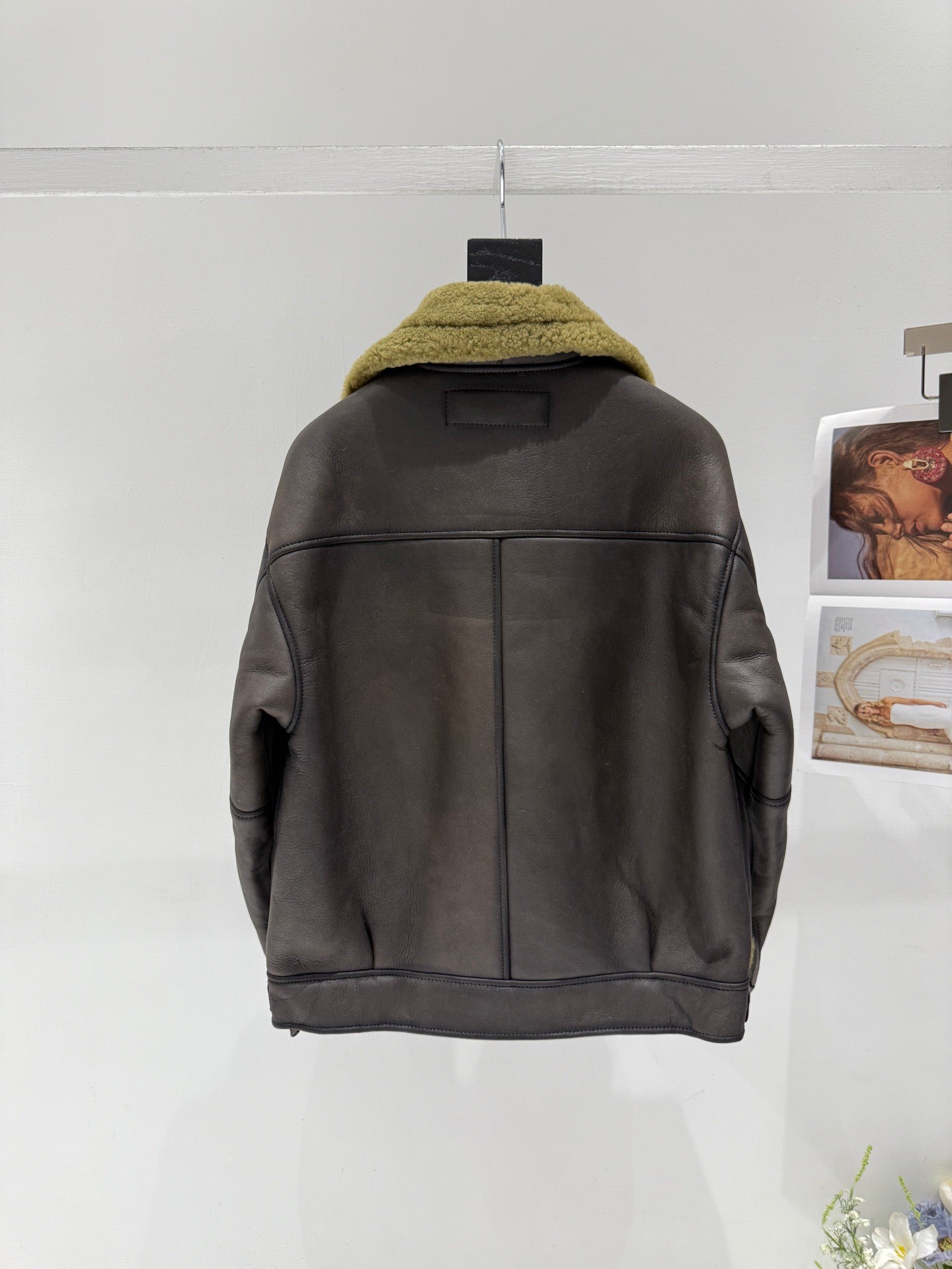 ACNE LEATHER PARKA