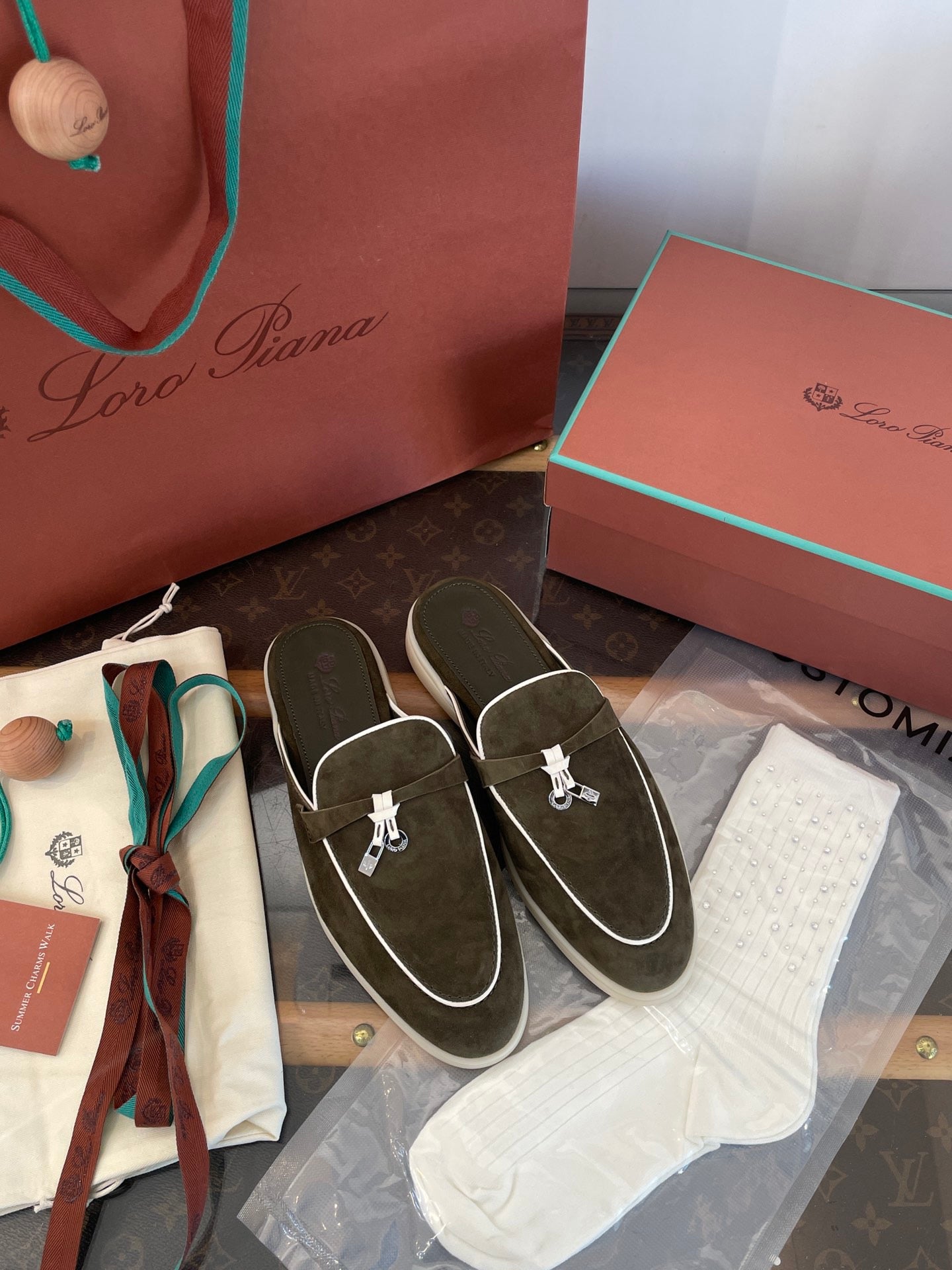 LORO P SUMMER CHARMS LOAFERS