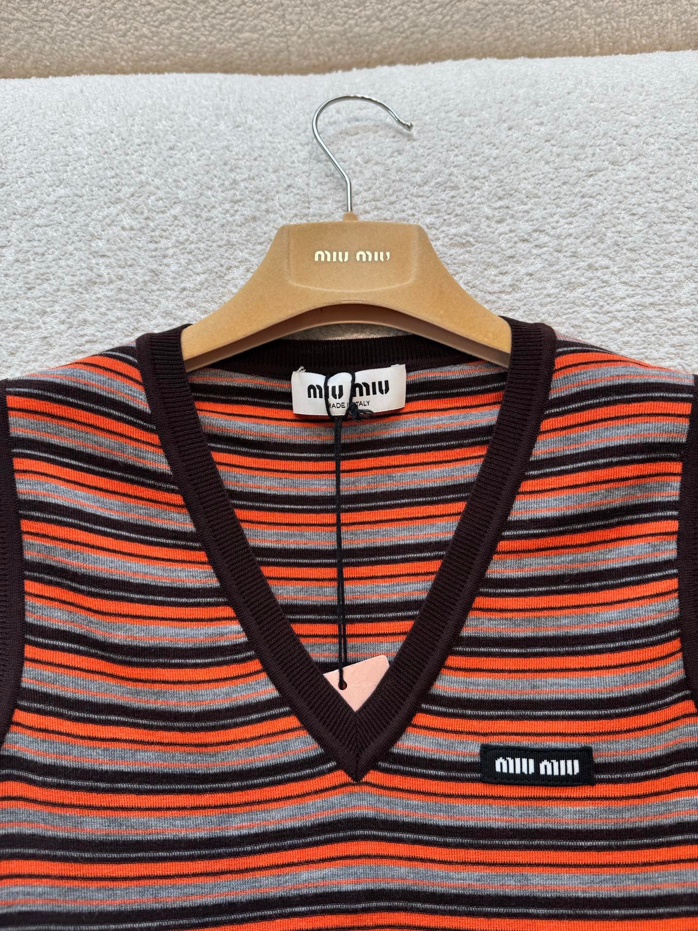 MIU M KNITTED VEST