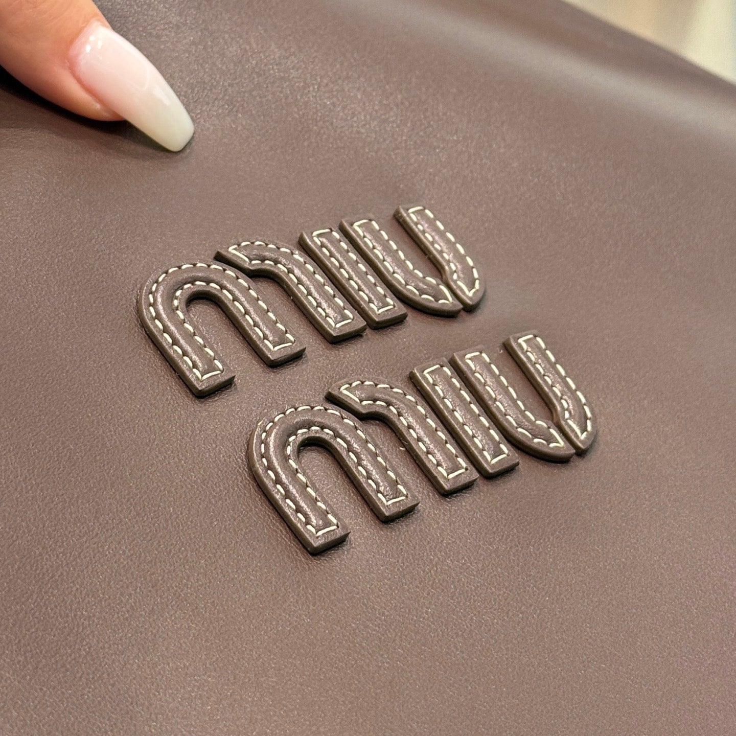 MIU M IVY LEATHER BAG