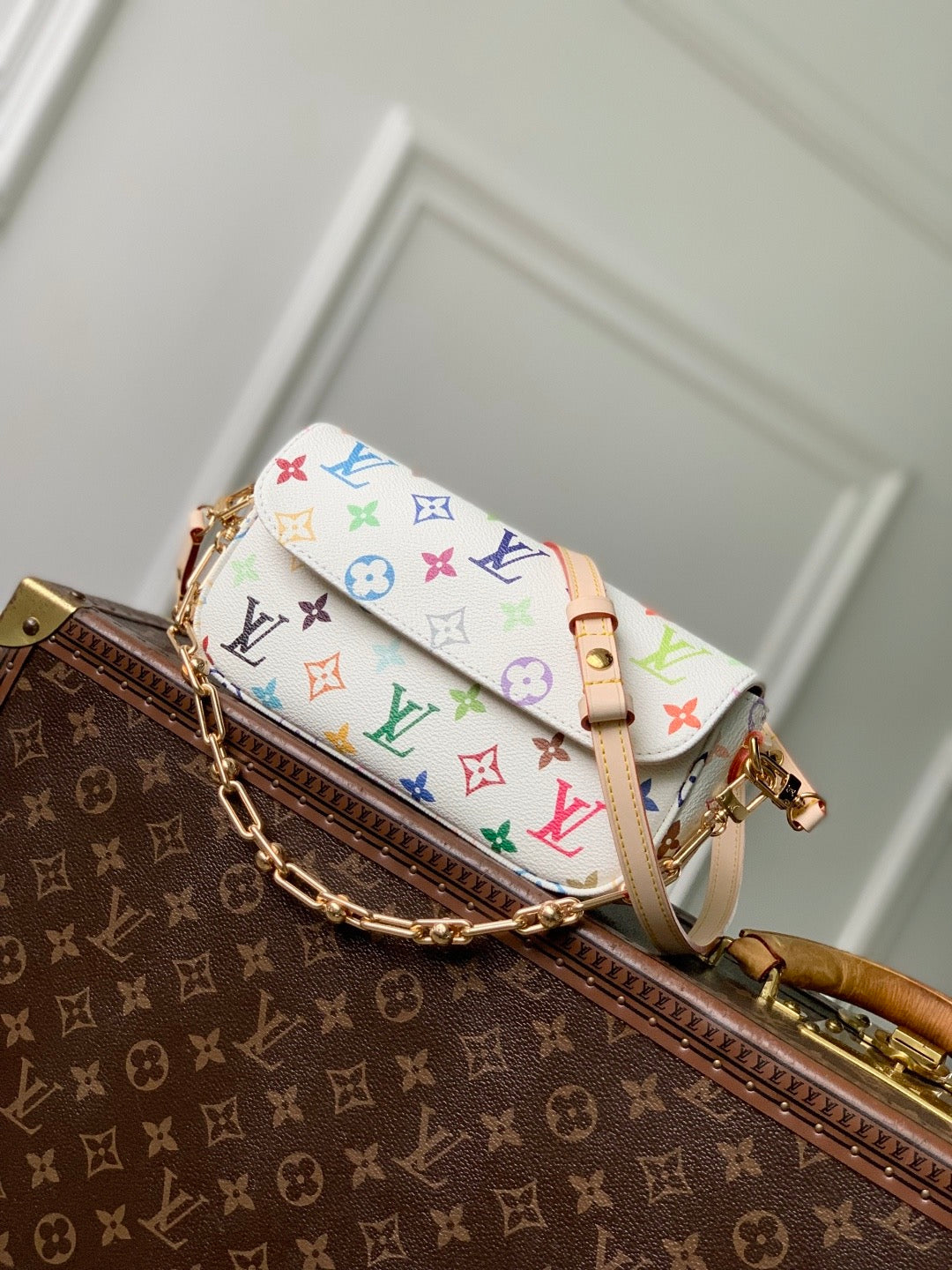 LOU x MURAKAMI IVY WALLET ON CHAIN BAG