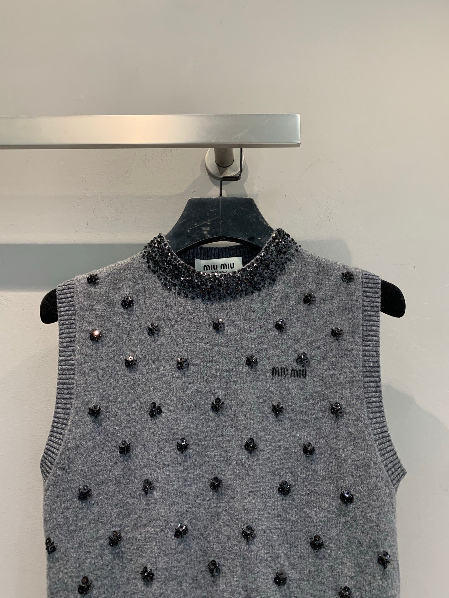 MIU M KNITTED VEST