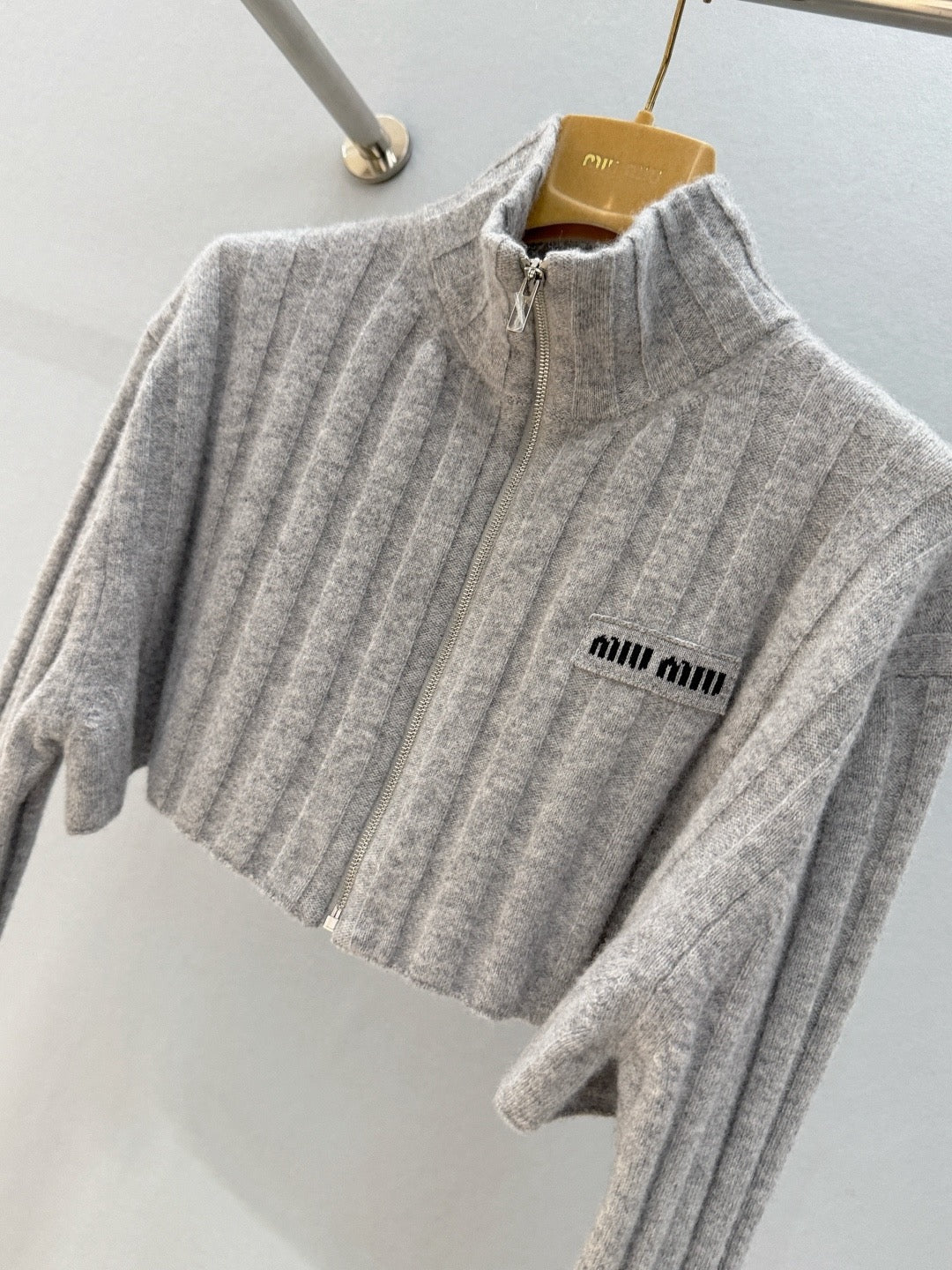 MIU M CROPPED JUMPER
