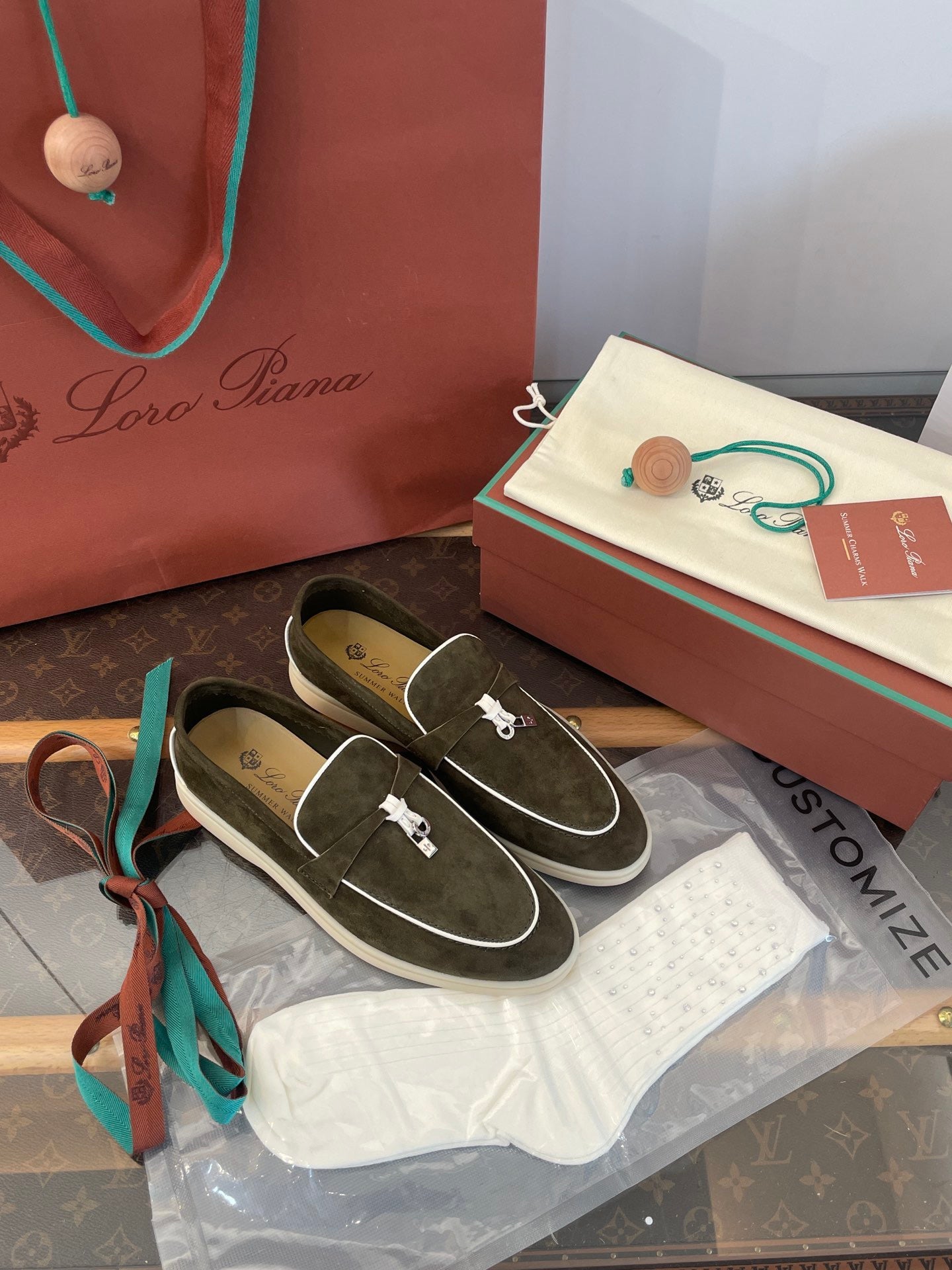 LORO P SUMMER CHARMS LOAFERS
