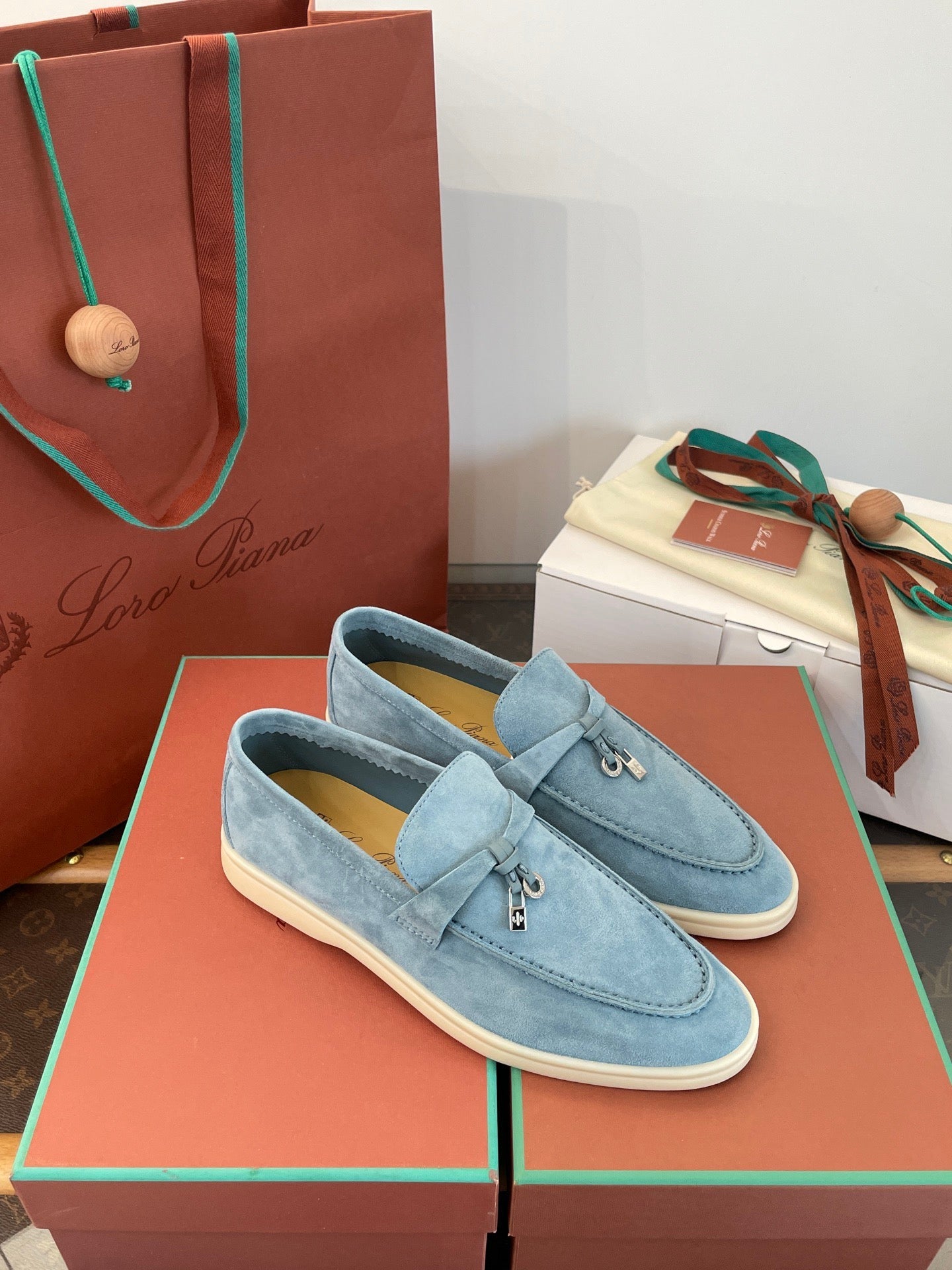 LORO P SUMMER CHARMS LOAFERS