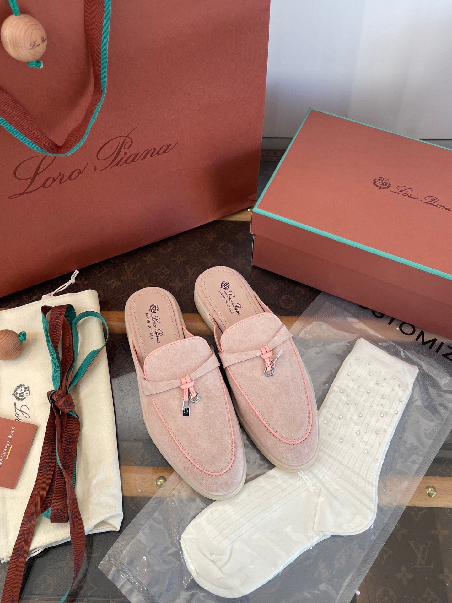 LORO P SUMMER CHARMS LOAFERS