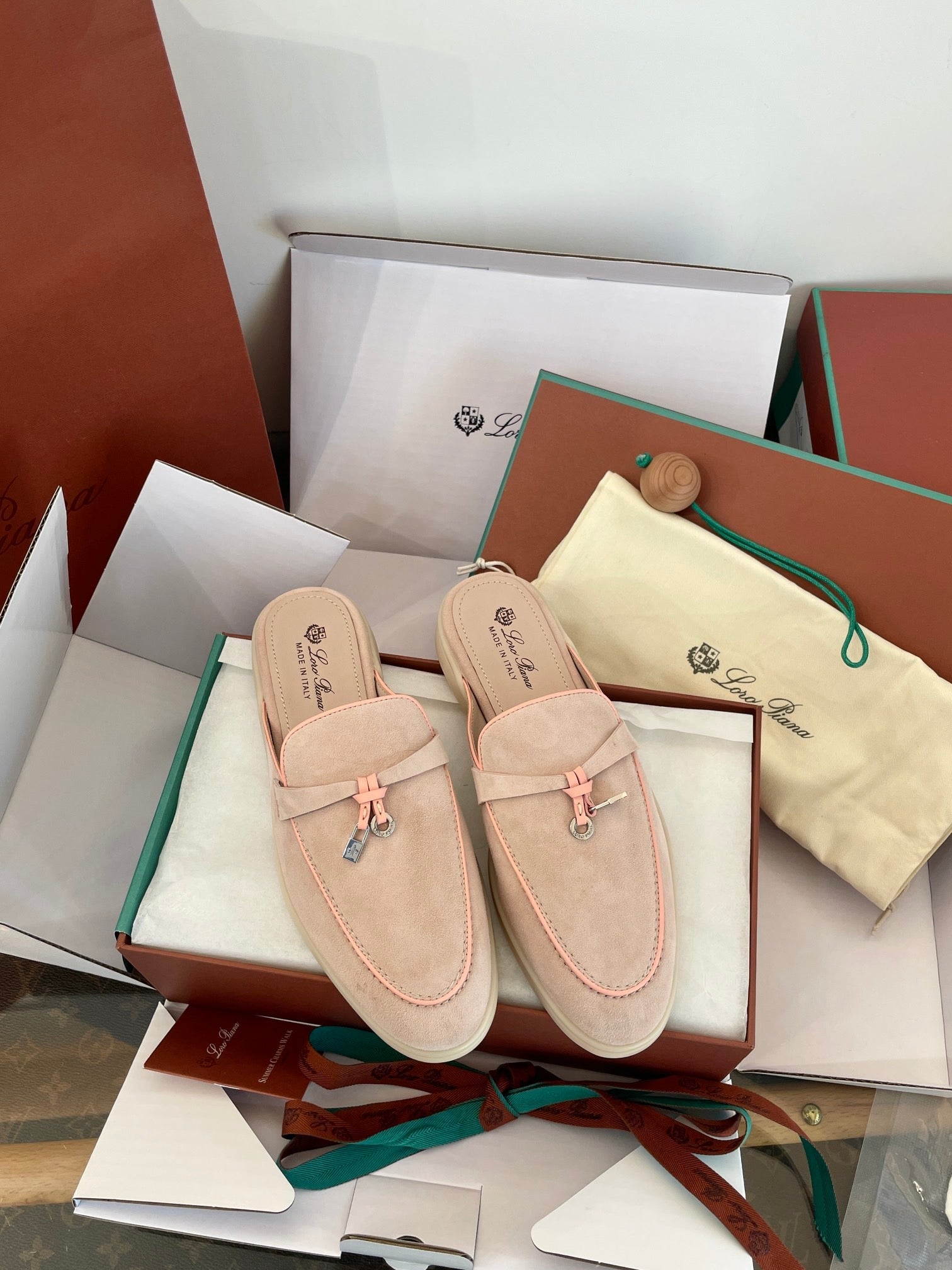 LORO P SUMMER CHARMS LOAFERS