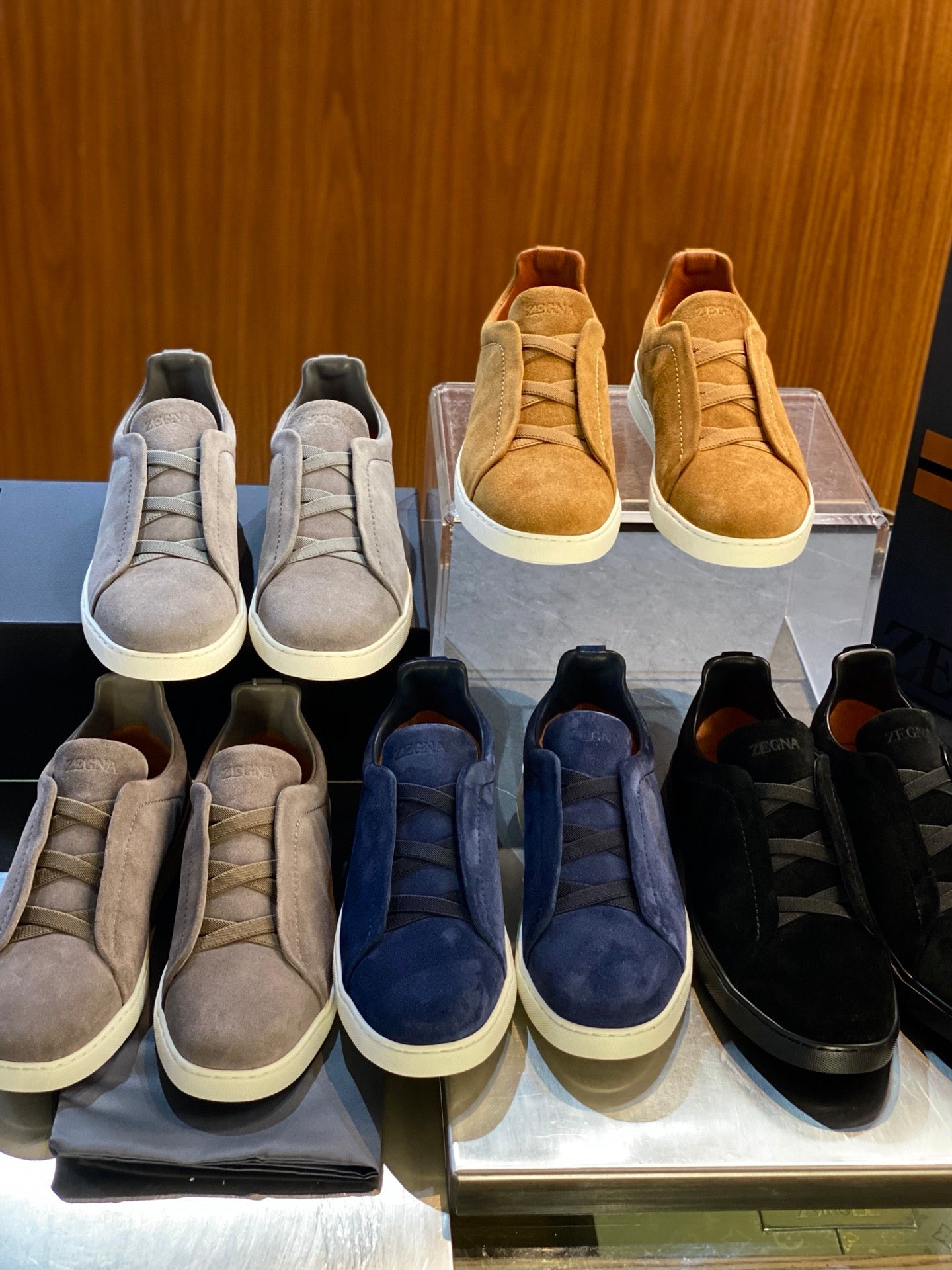 ZEGN TRIPLE STITCH SNEAKER