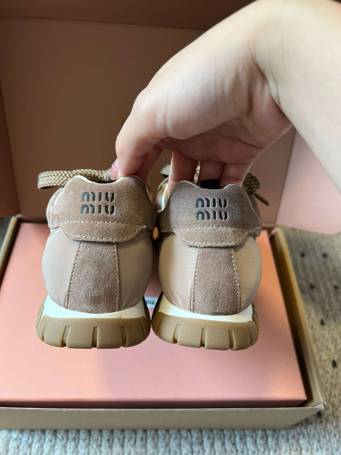 MIU M TYRE SNEAKERS