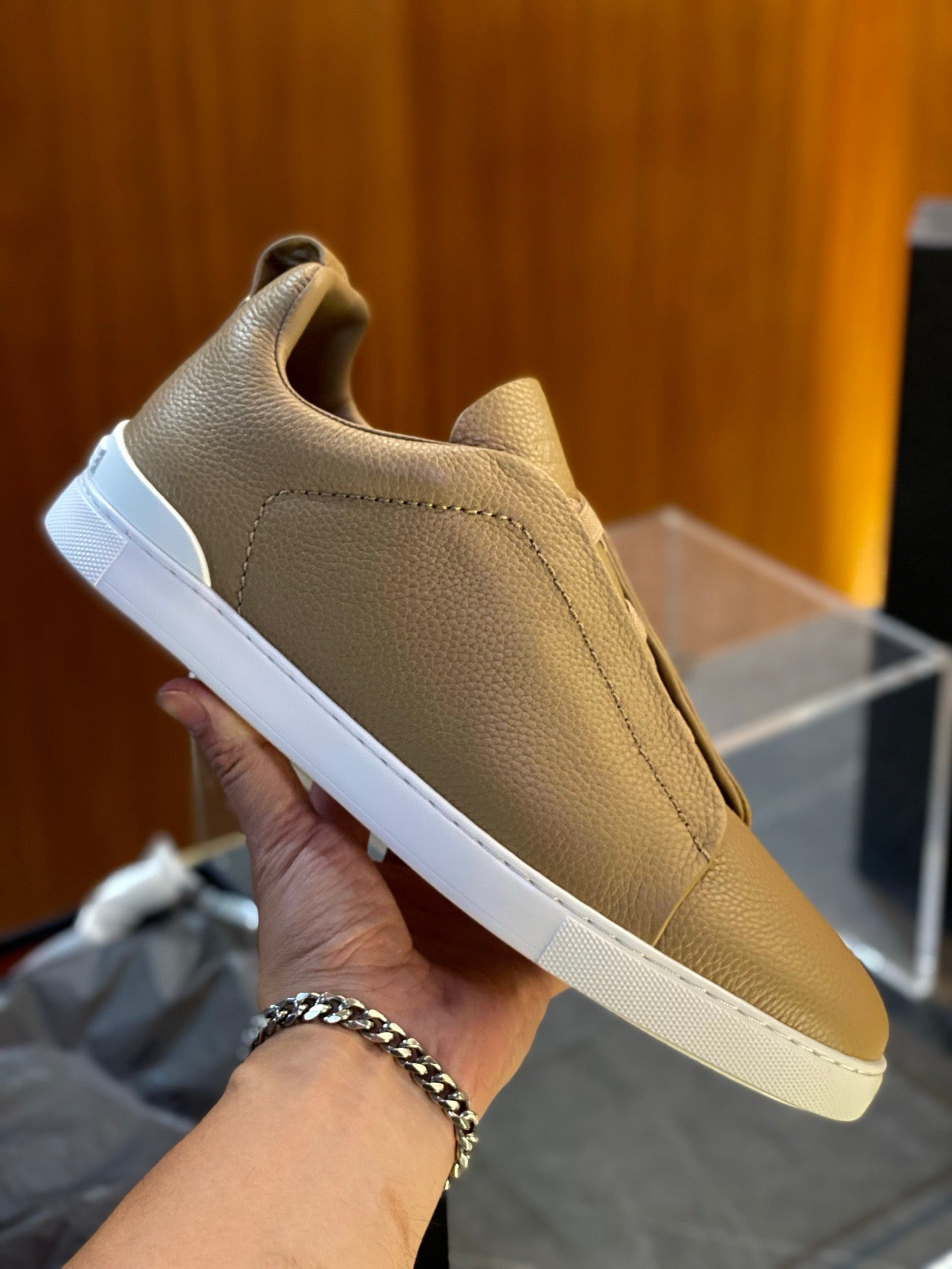 ZEGN TRIPLE STITCH SNEAKER