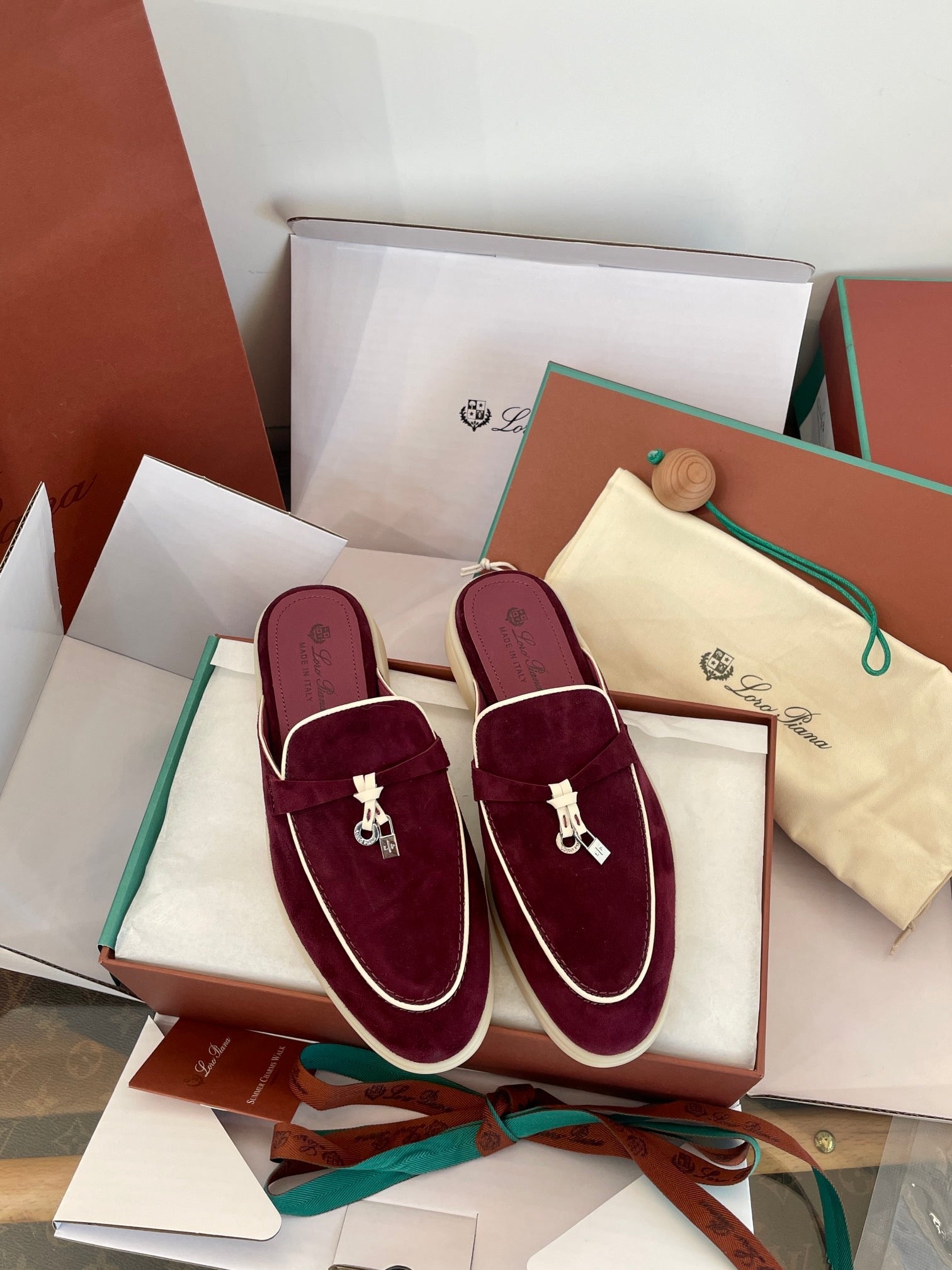 LORO P SUMMER CHARMS LOAFERS