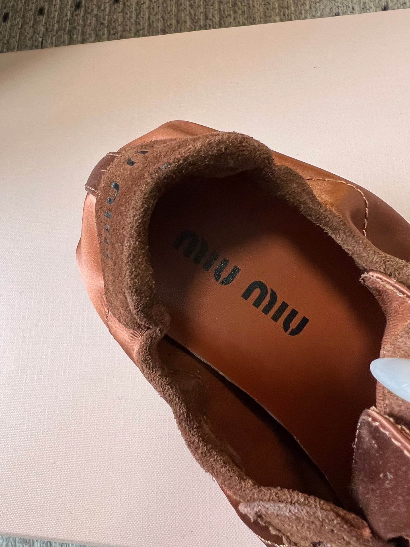 MIU M SATIN SNEAKERS