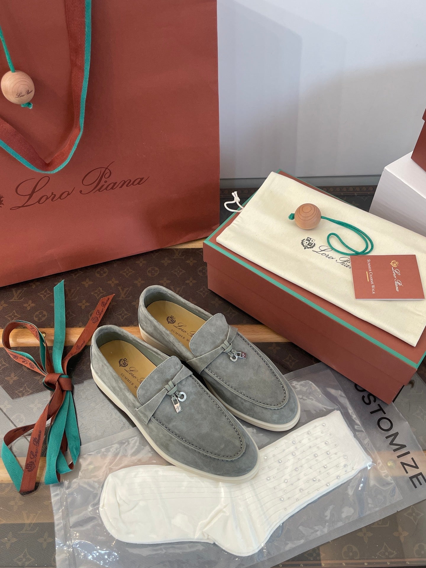LORO P SUMMER CHARMS LOAFERS