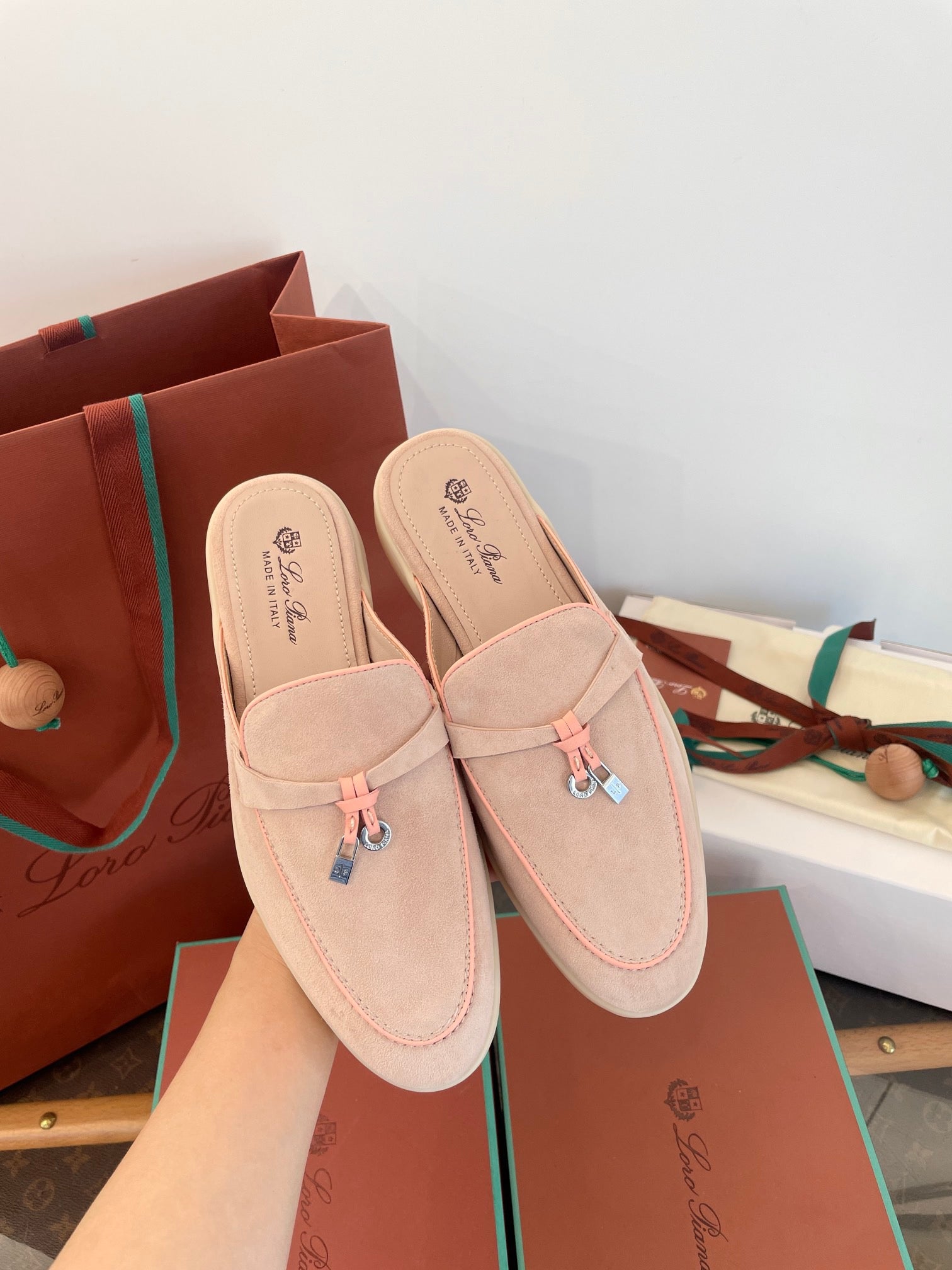 LORO P SUMMER CHARMS LOAFERS