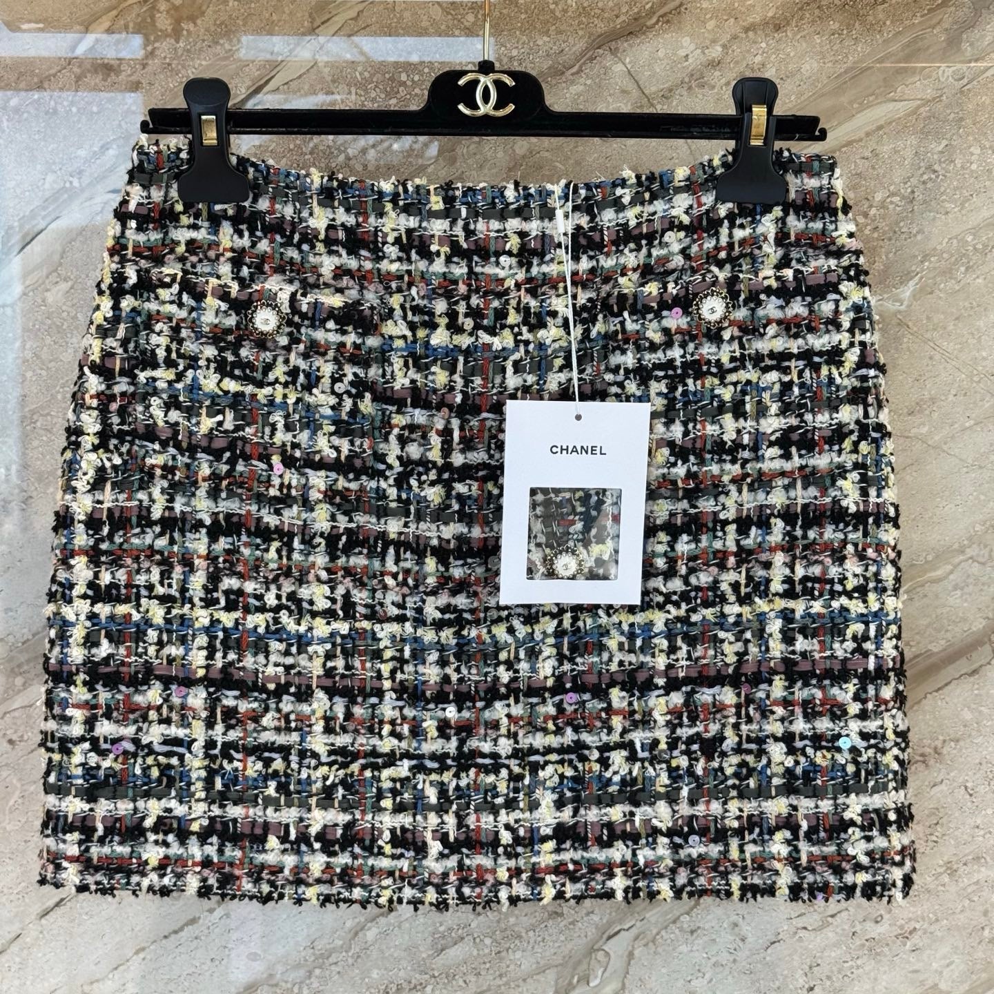 CC TWEED SKIRT