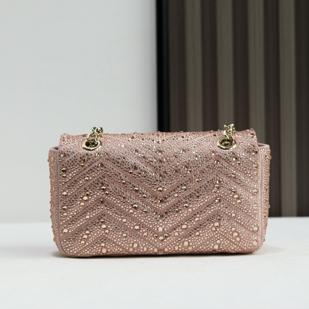 GG MARMONT CRYSTALS SMALL BAG