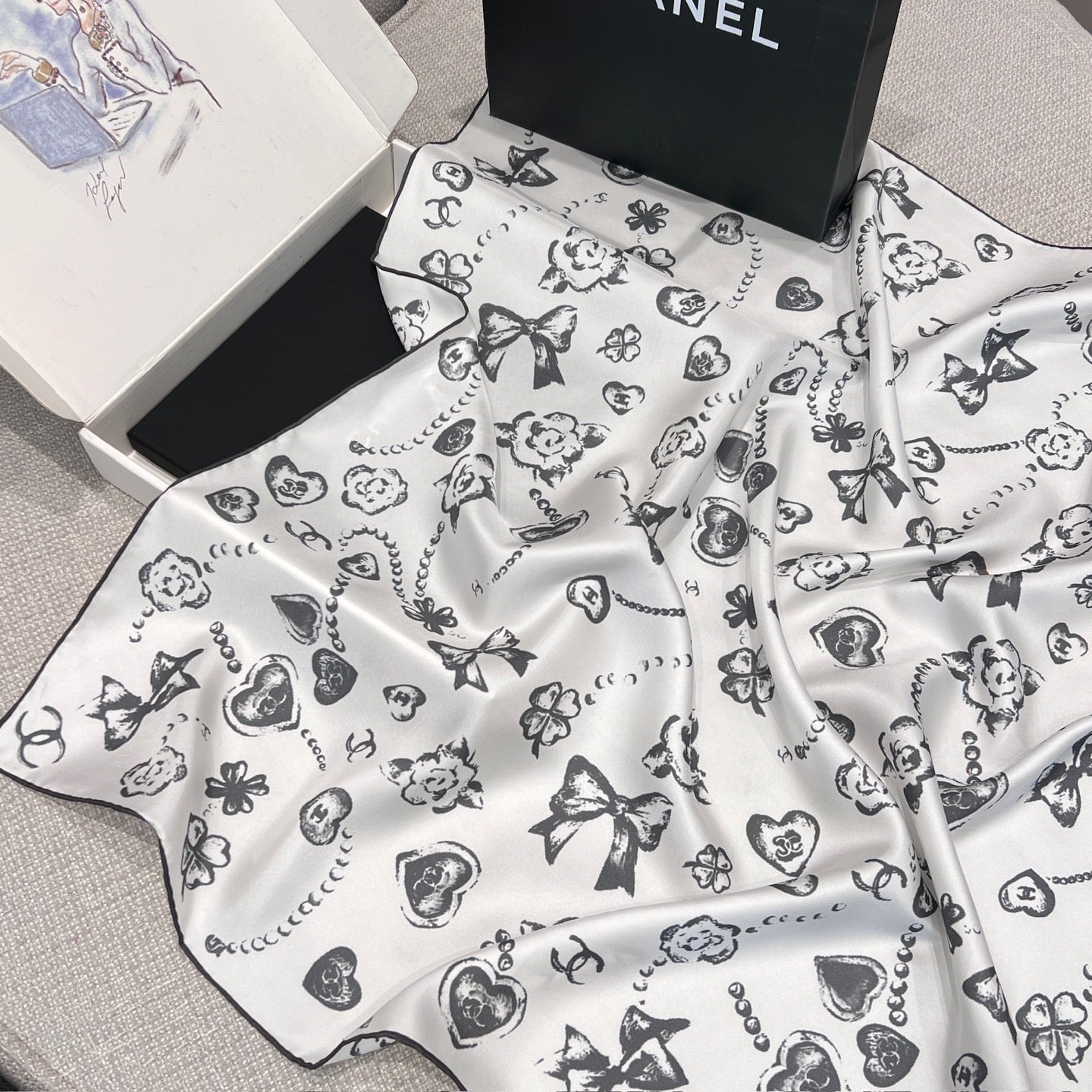 CC SILK SCARF