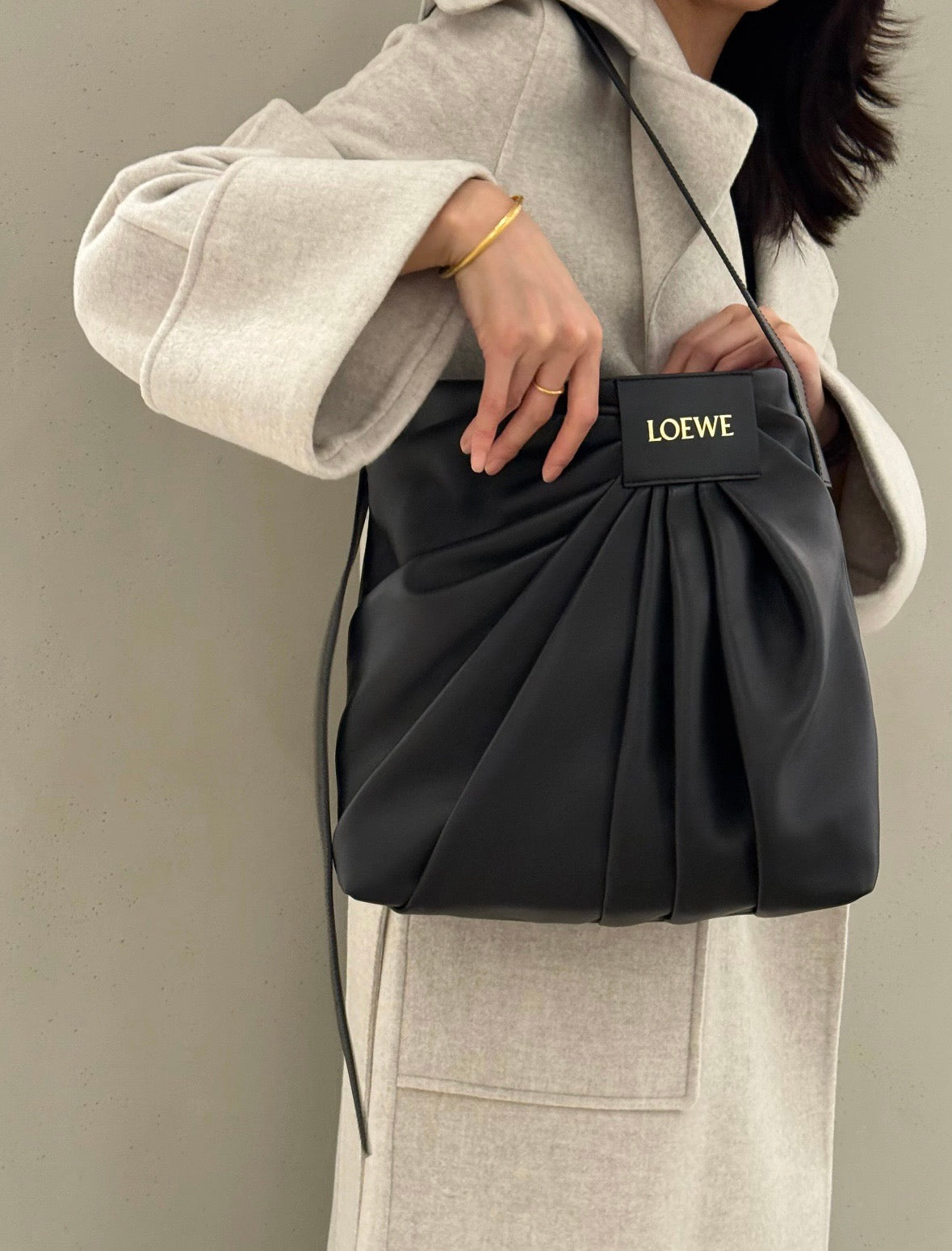 LOEW DRAPED TOTE BAG