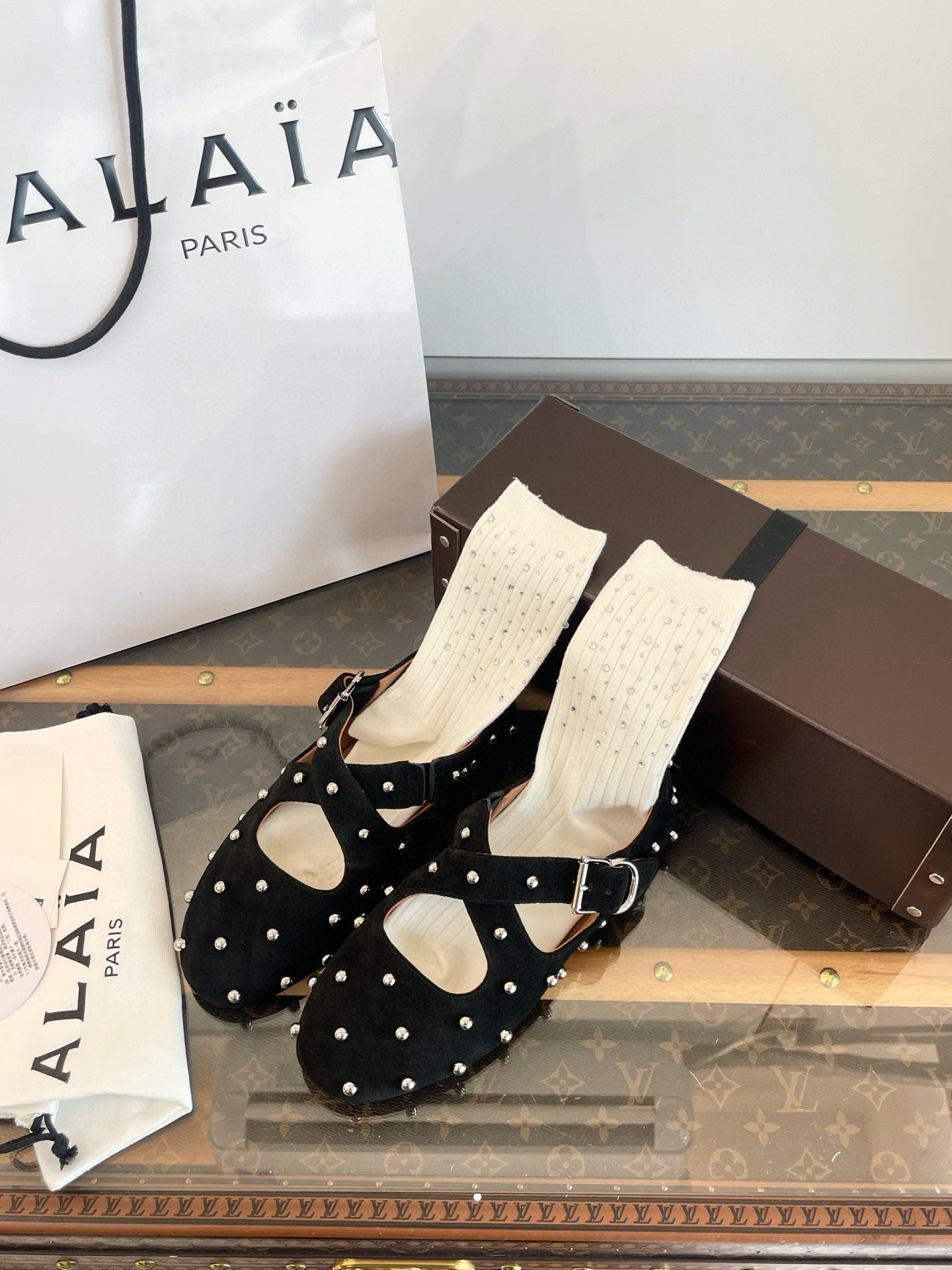 ALAIA BALLET FLATS