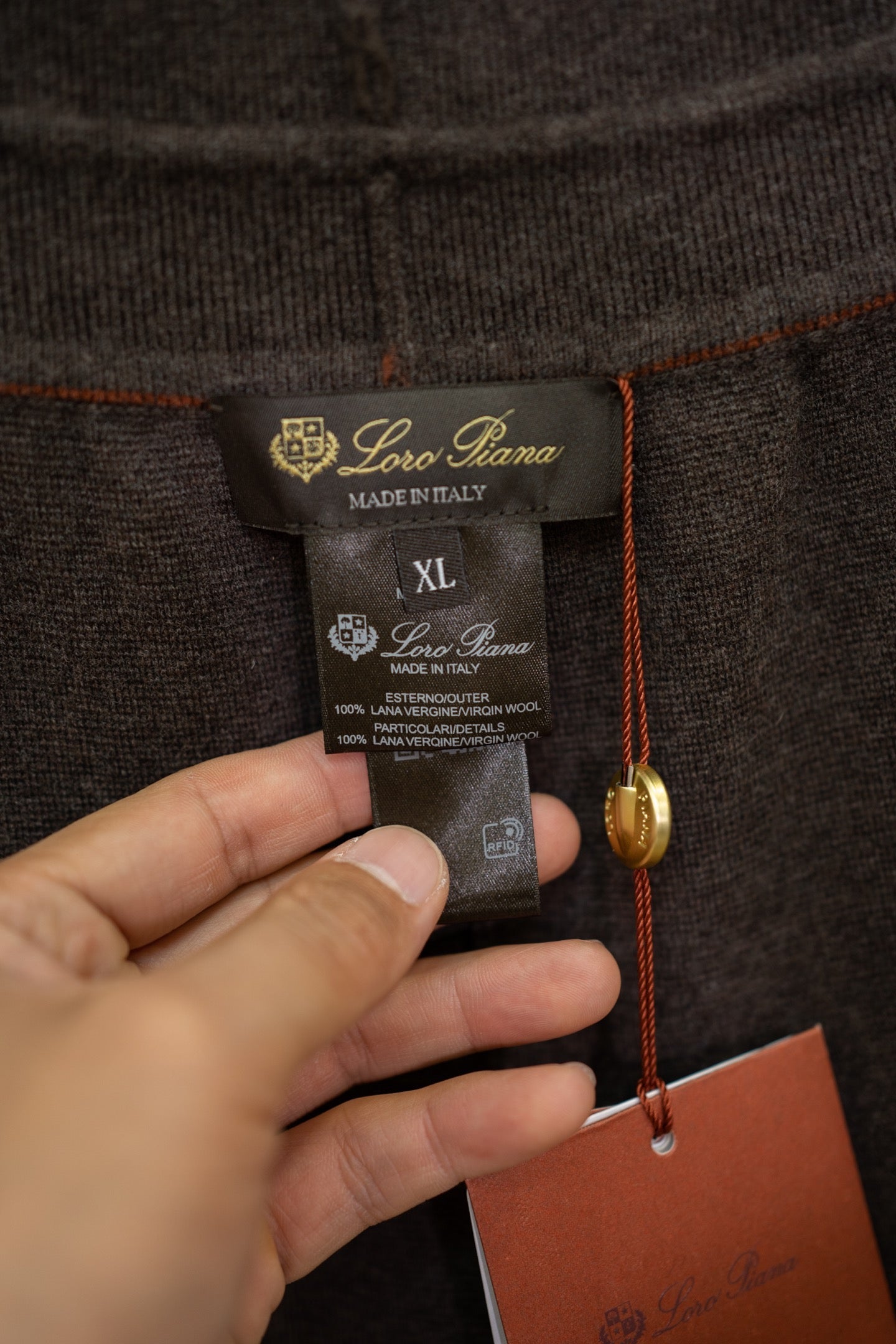 LORO P MERINO WOOL TROUSERS