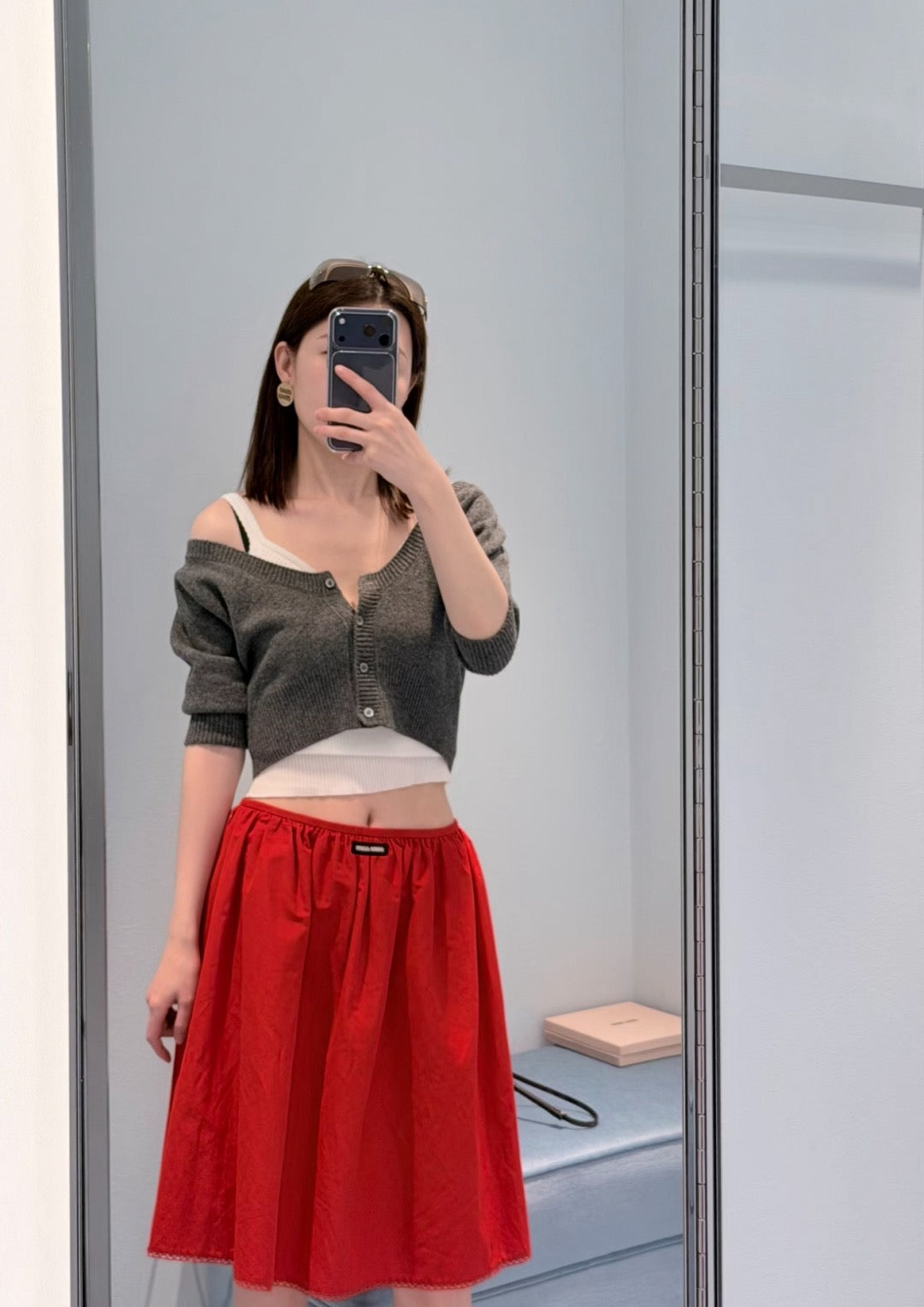 MIU M KNITTED TOP