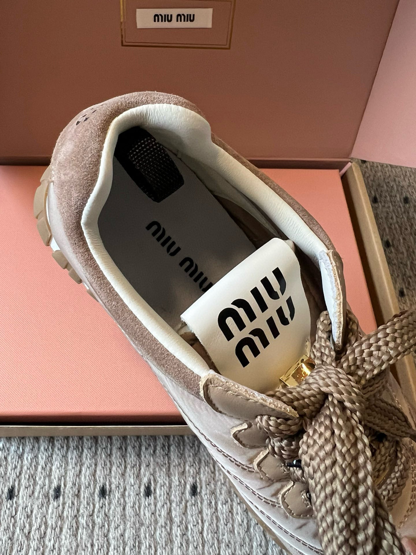 MIU M TYRE SNEAKERS