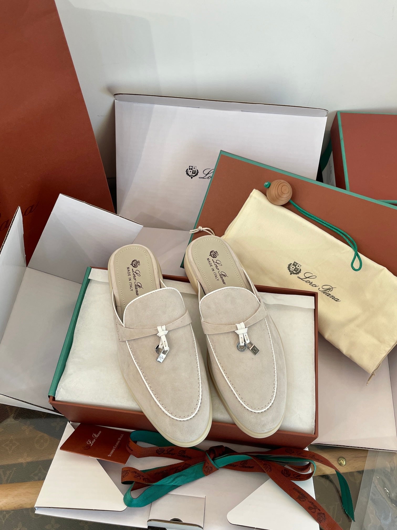 LORO P SUMMER CHARMS LOAFERS