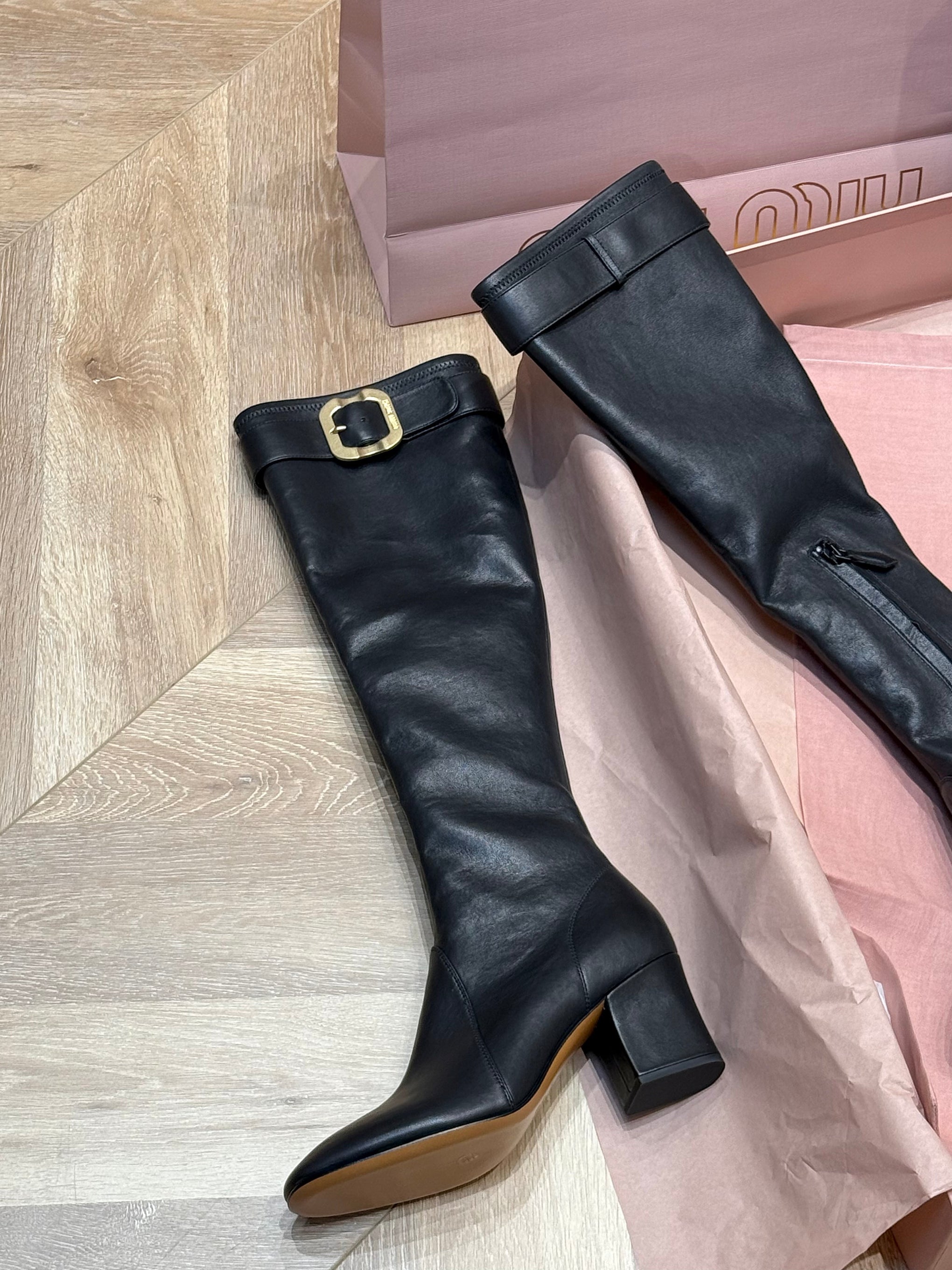 MIU M BOOTS