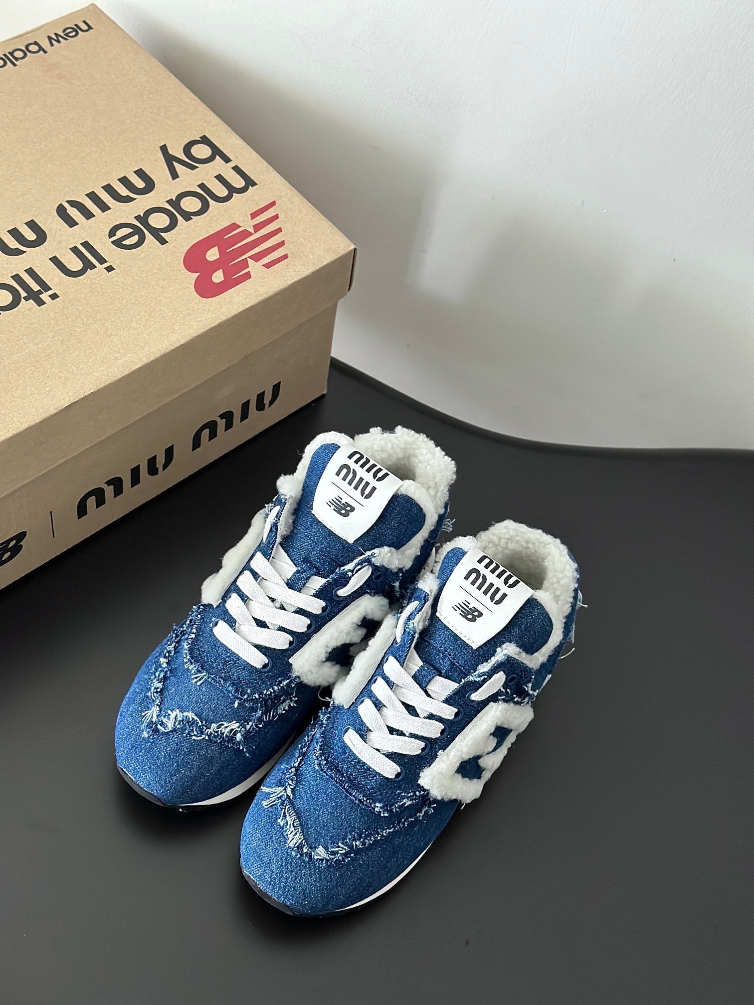 MIU M x NEW BALANCE TRAINERS