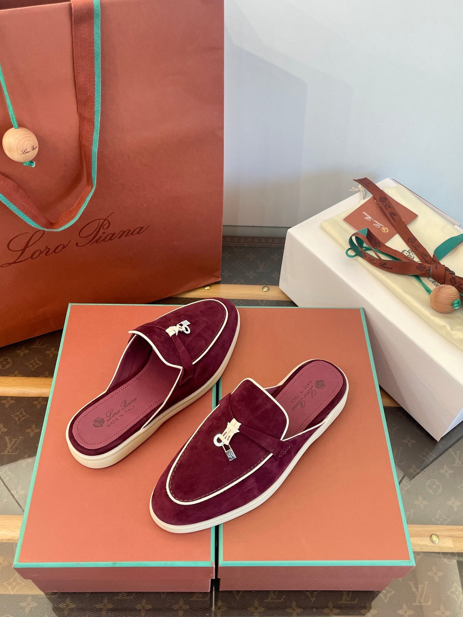 LORO P SUMMER CHARMS LOAFERS