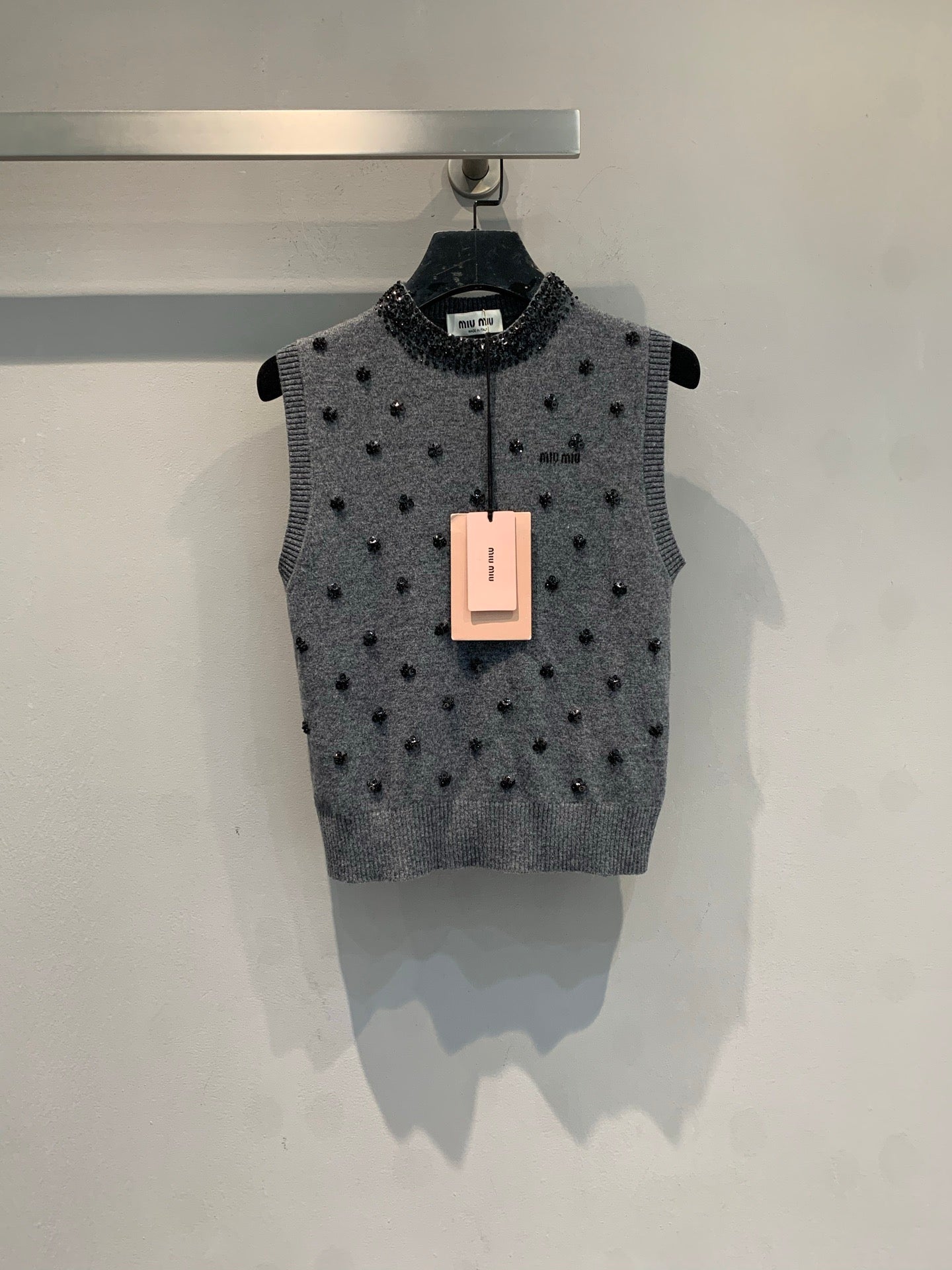 MIU M KNITTED VEST