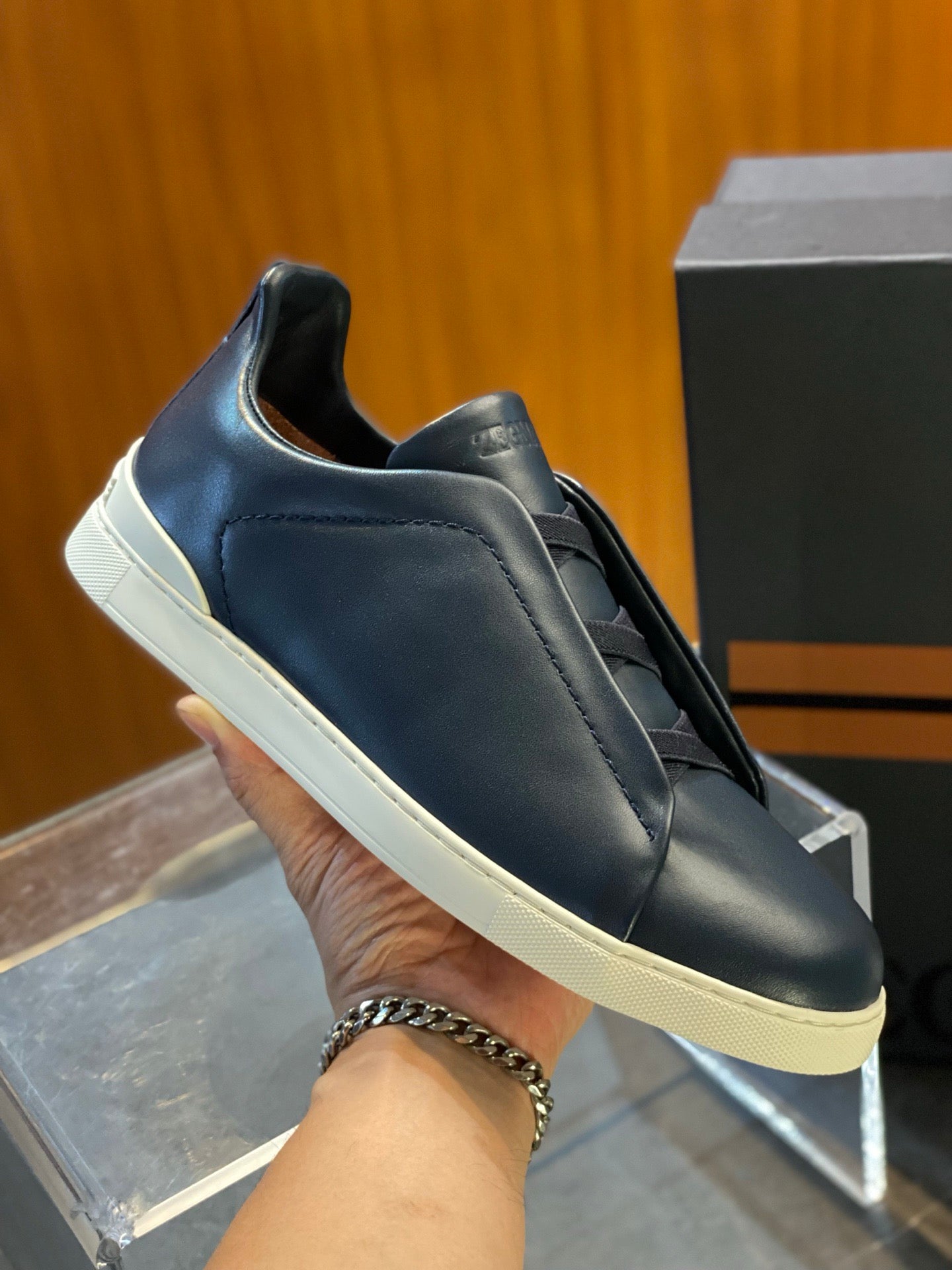ZEGN TRIPLE STITCH SNEAKER