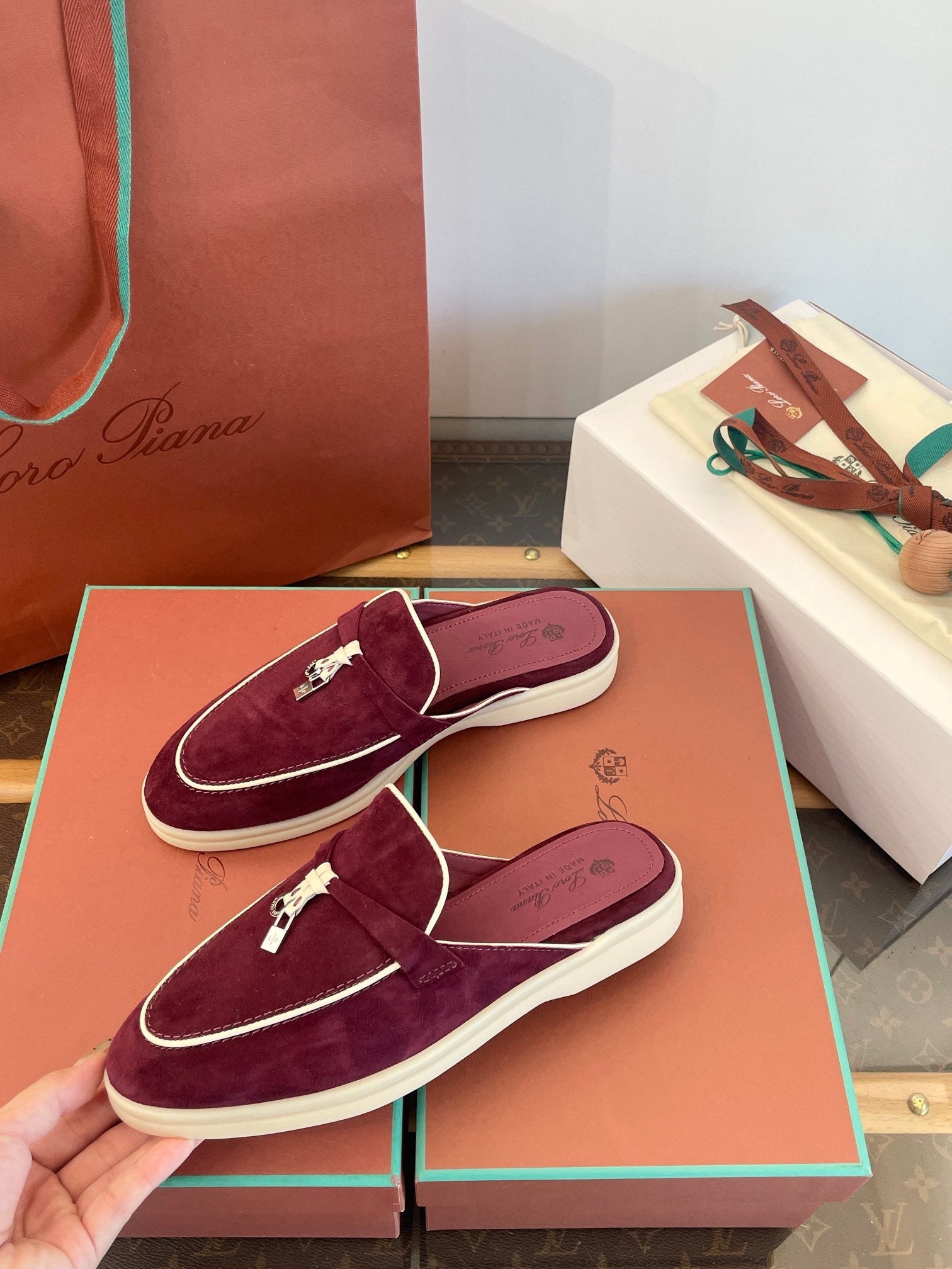 LORO P SUMMER CHARMS LOAFERS