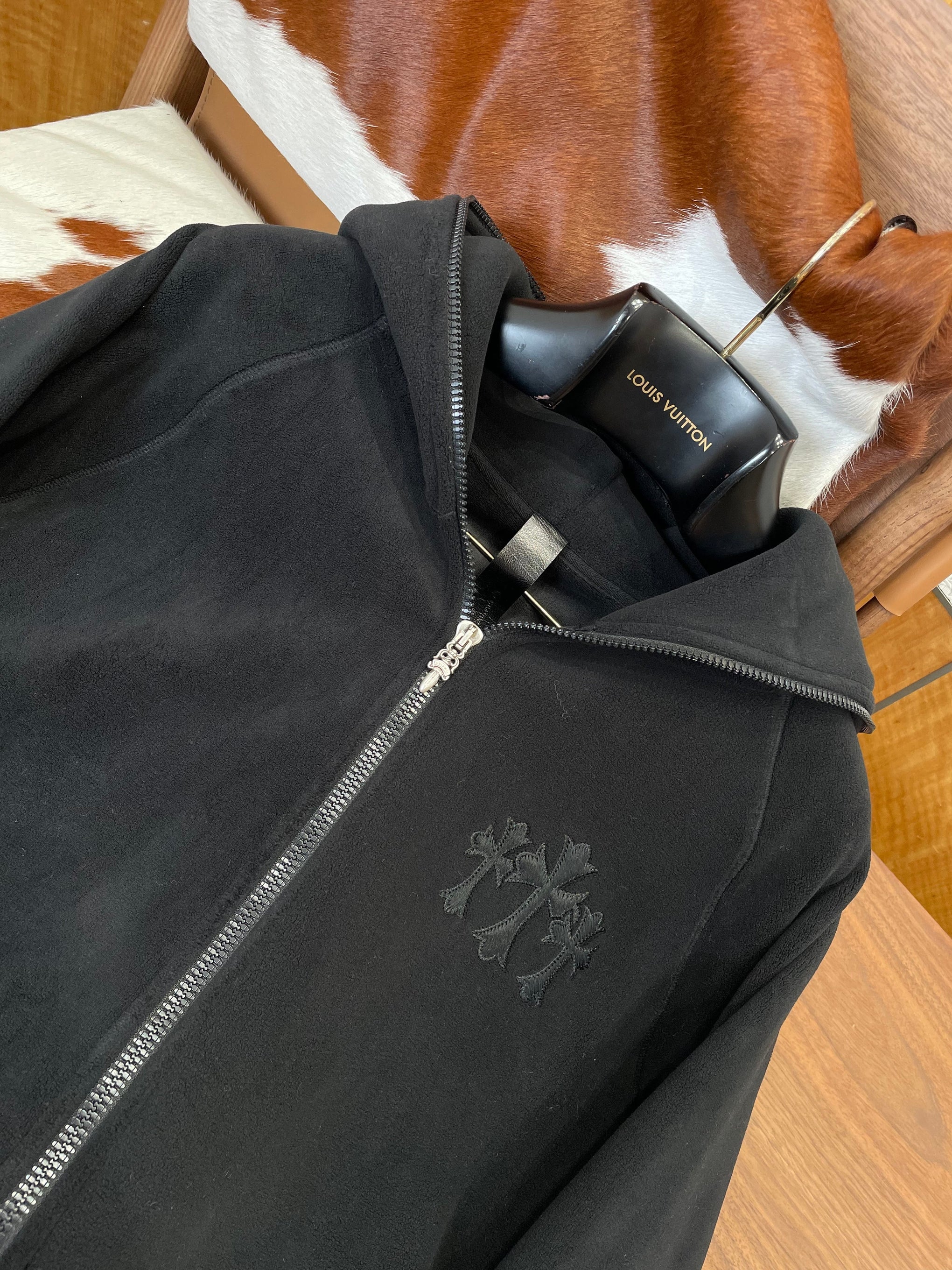 CHROME H HOODED JACKET